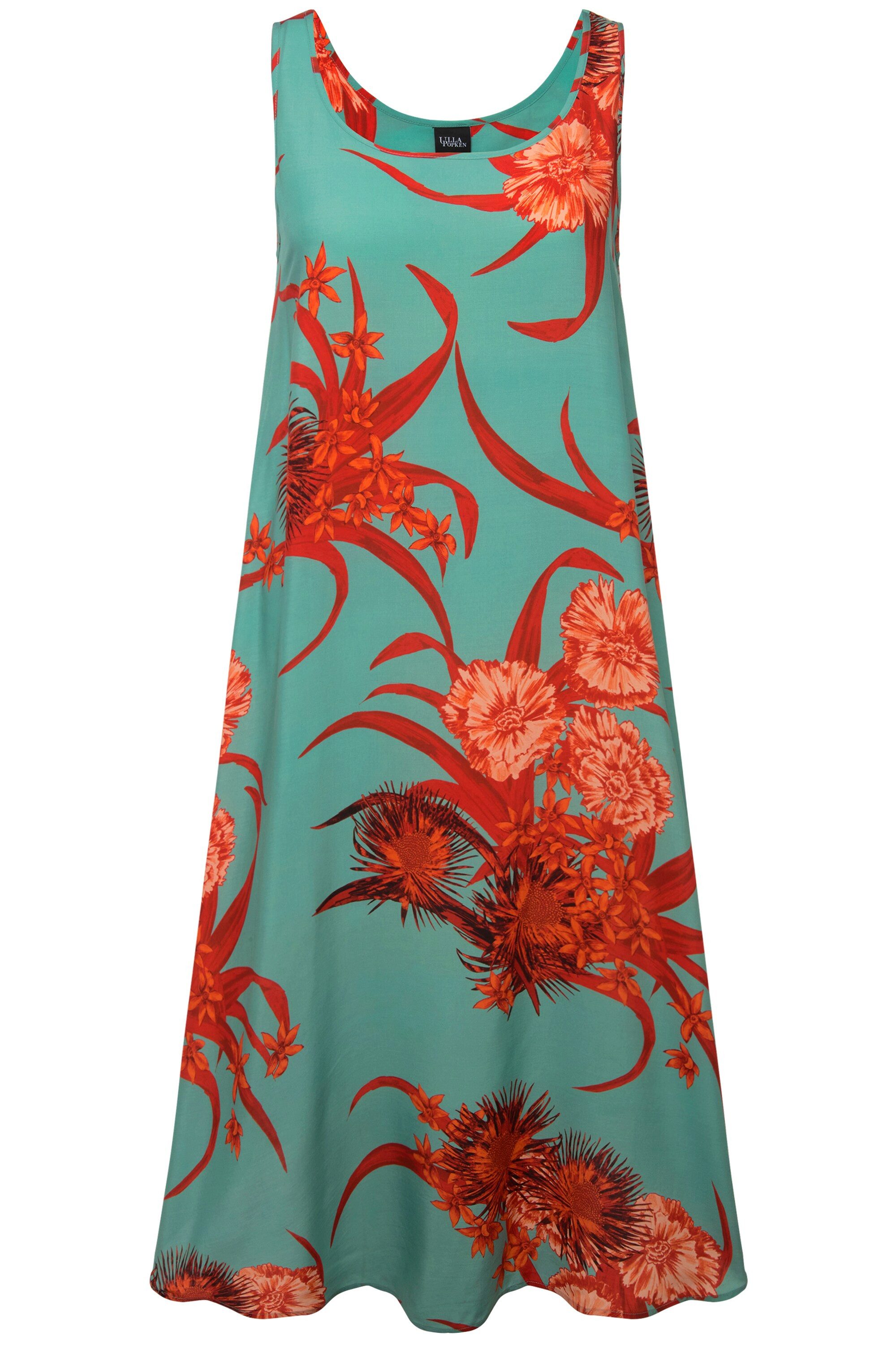 Ulla Popken Maxikleid Kleid floraler Druck günstig online kaufen