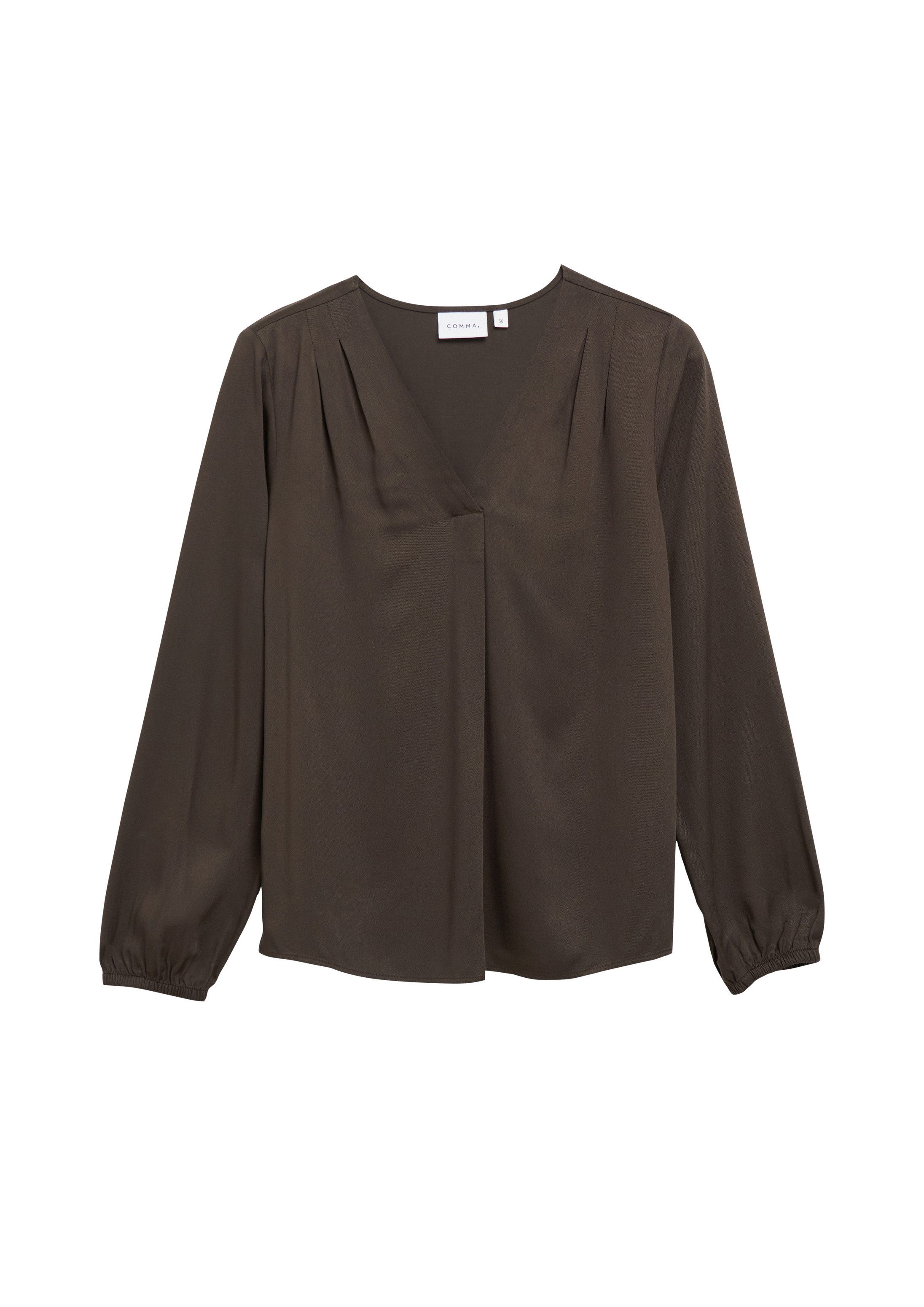 comma Langarmbluse Bluse Bluse
