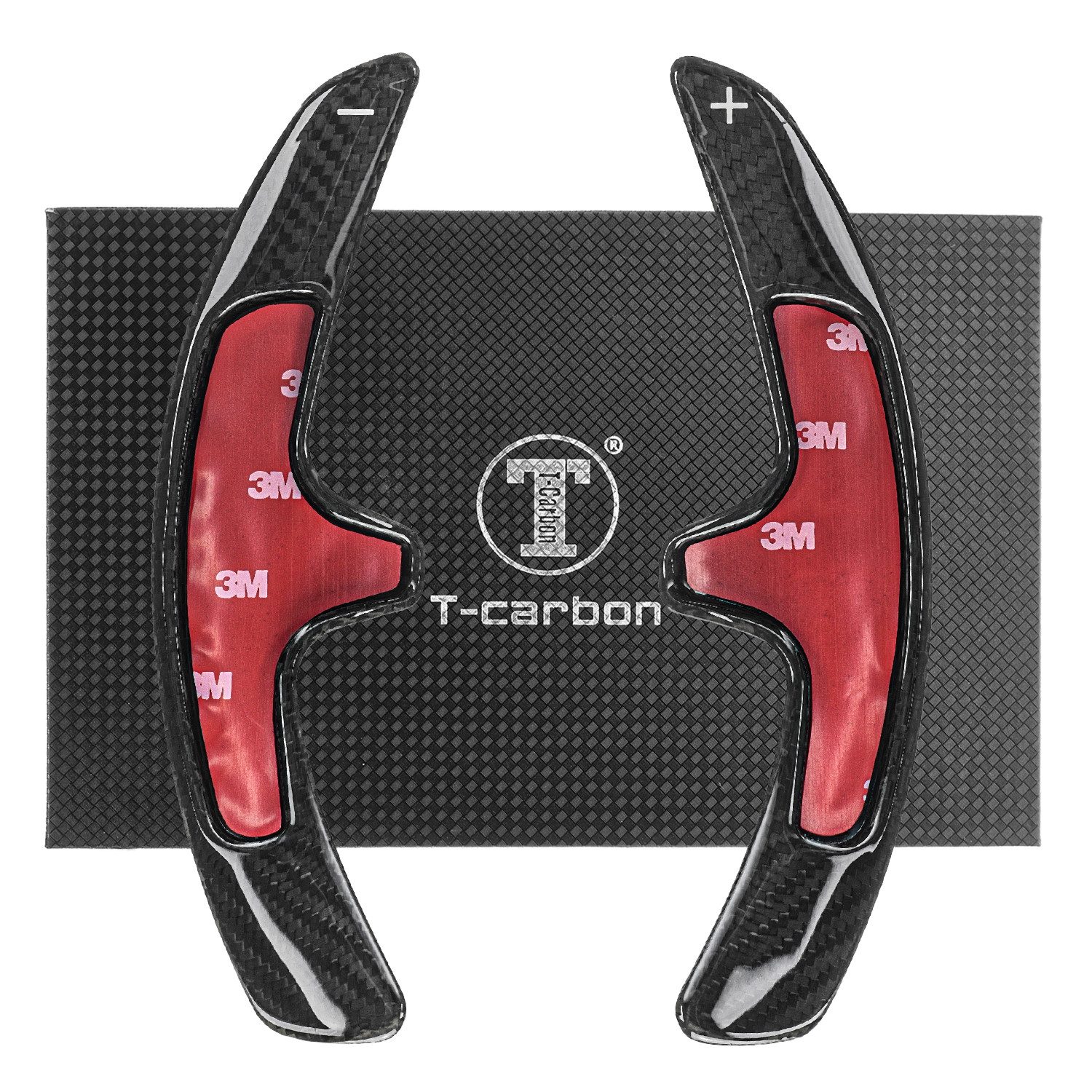 T-Carbon Lenkeradapter Auto Lenkrad Schaltwippen Paddel Aufsatz Echt Carbon SCHWARZ, (2-tlg., für PORSCHE 911 991.1 S 4S Turbo GTS 11-15)