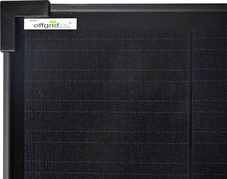 W, innovative Monokristallin, PERC-Technologie Schindeltechnologie OLP Solarmodul 12V offgridtec PERC, 180 Solarpanel 180W