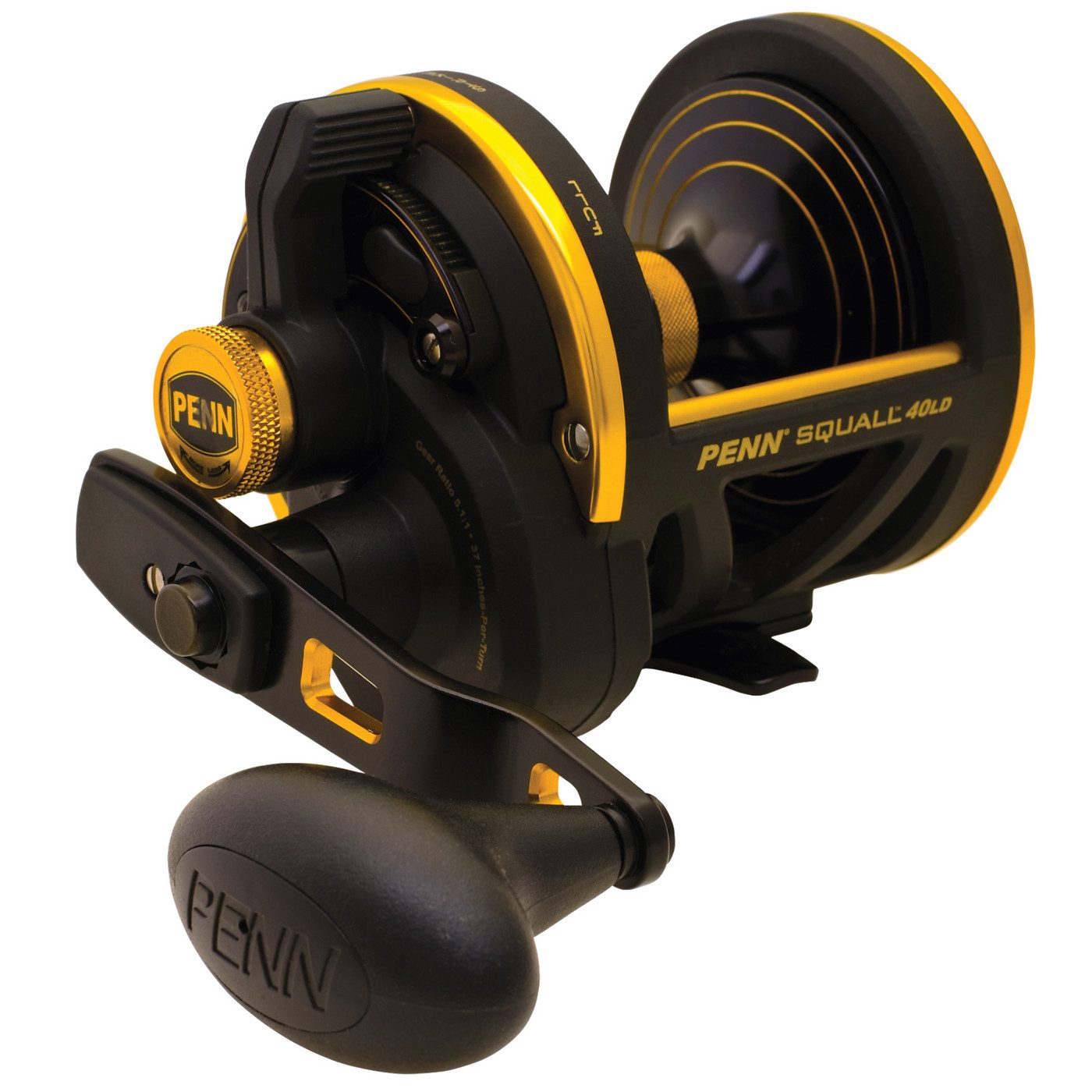 Multirolle Penn Squall Lever Drag Reel 40 - Rechtshand Multirolle