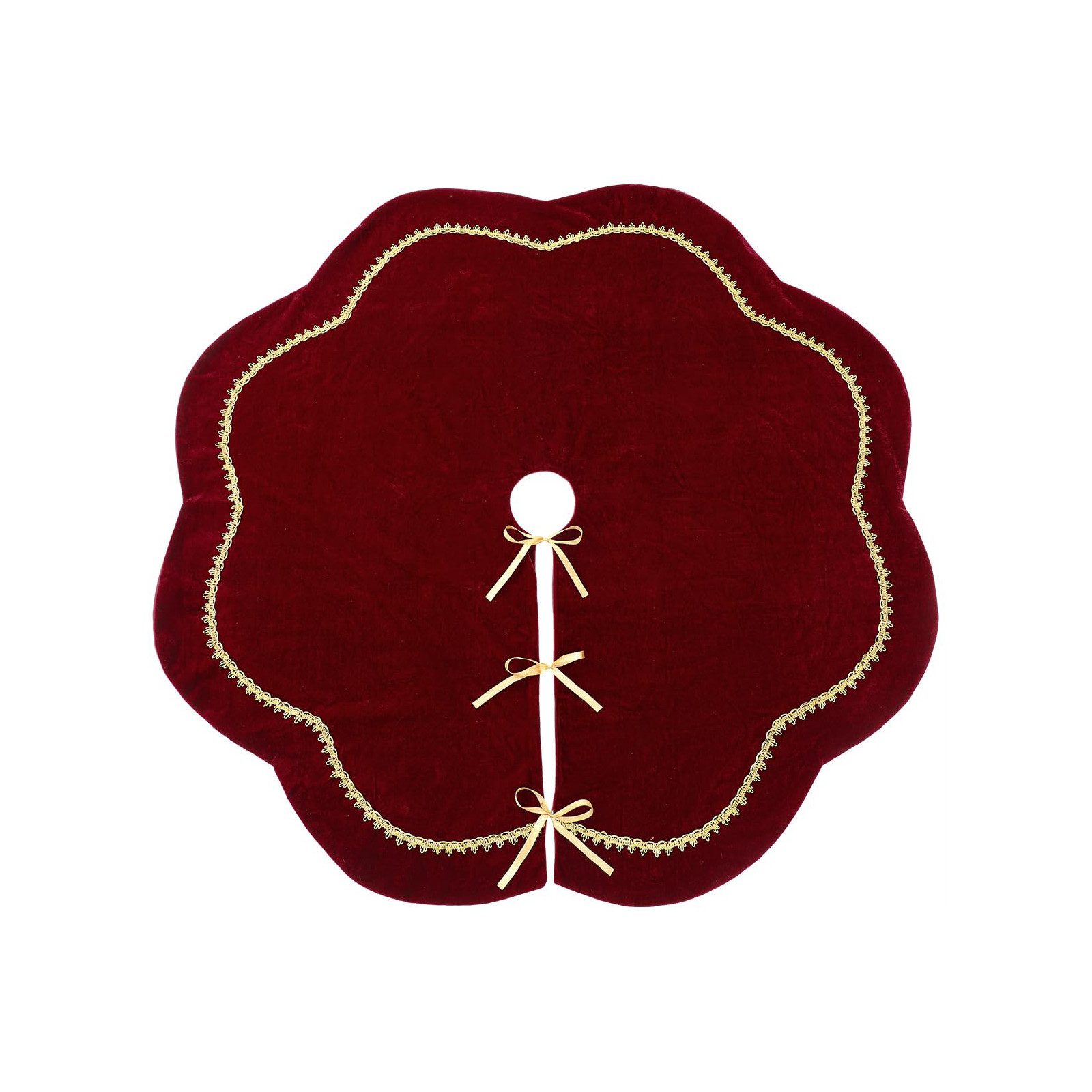 Weihnachtsbaumdecke Weihnachtsbaumdecke Baumrock Baumteppich Weihnachten Samt & Plüsch