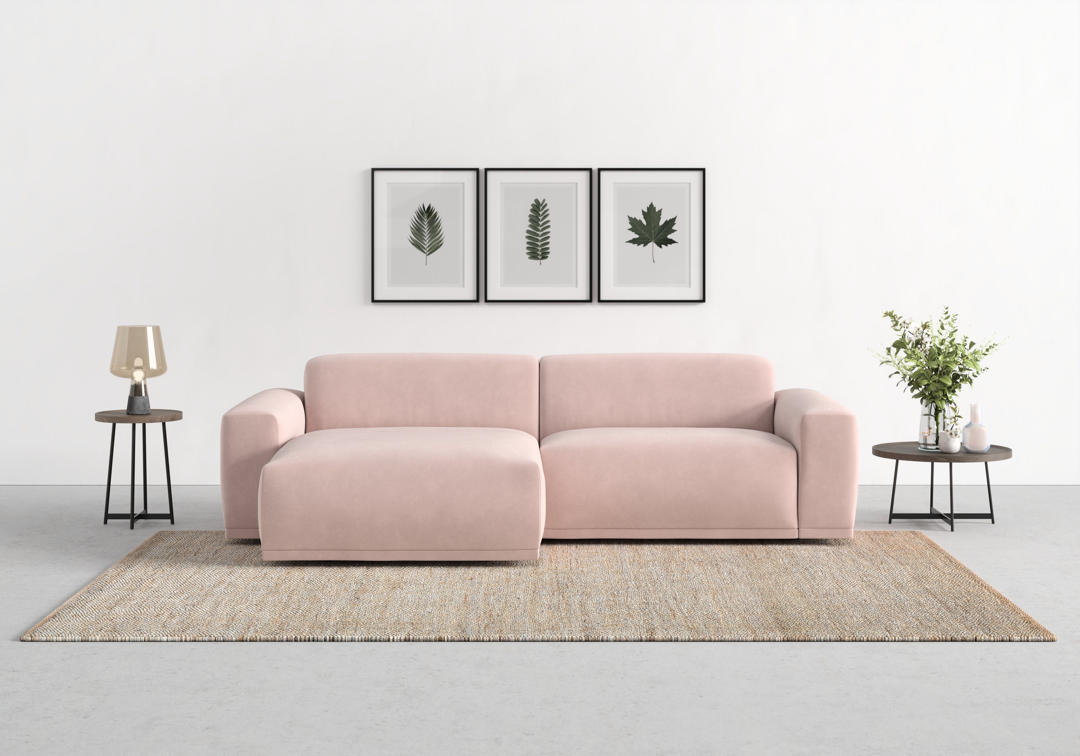 TRENDMANUFAKTUR Ecksofa Braga, mit hochwertigem Kaltschaum, günstig online kaufen