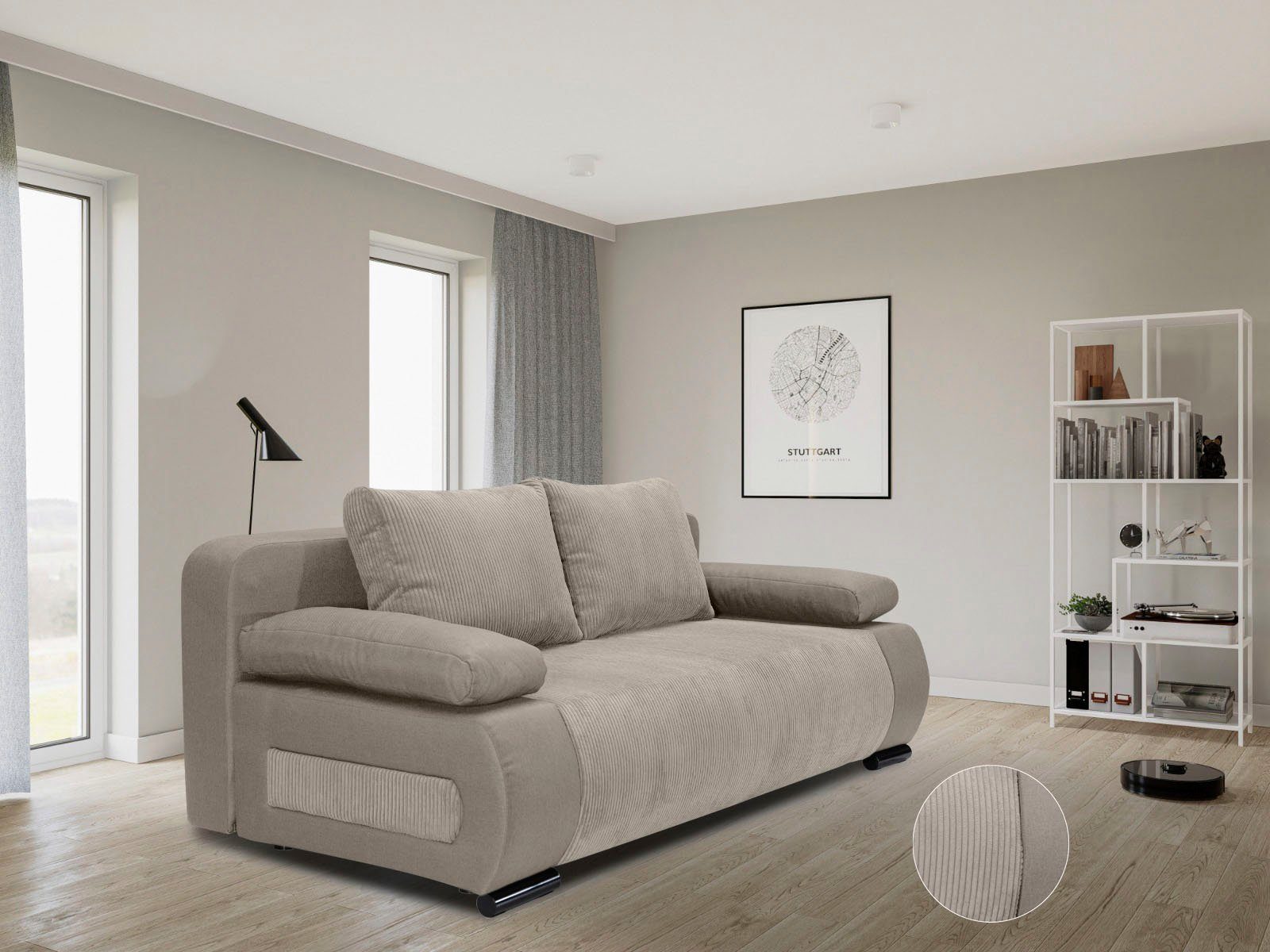 COLLECTION AB Schlafsofa Moritz, mit Bettfunktion günstig online kaufen