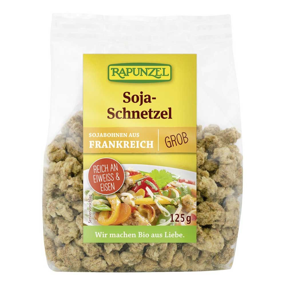 Rapunzel Hülsenfrüchte Soja-Schnetzel grob 125g