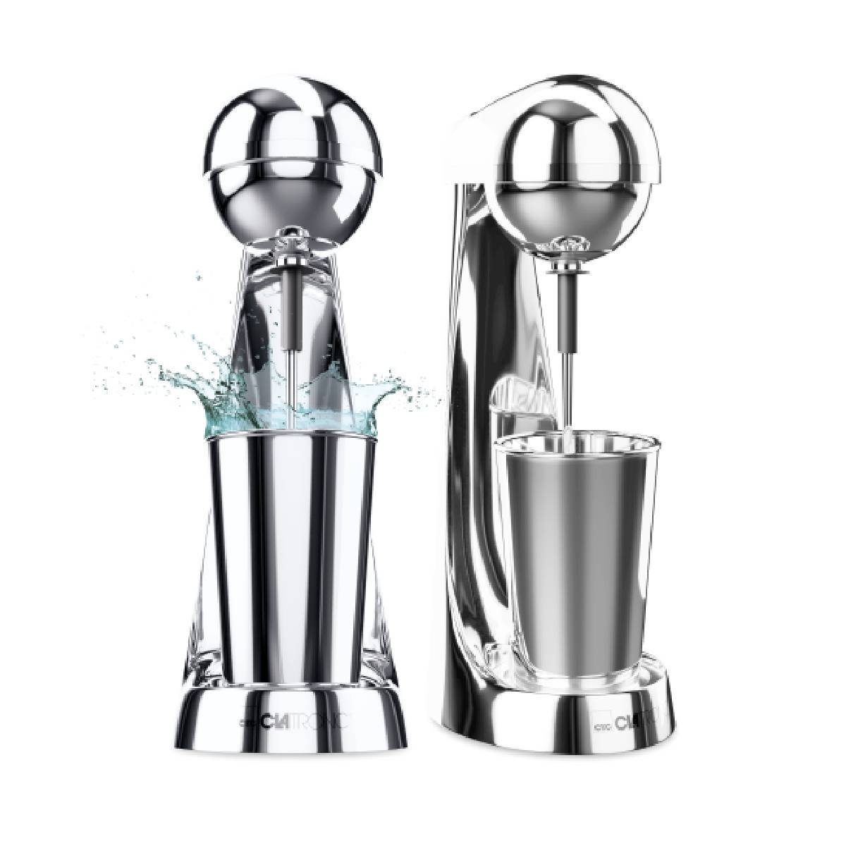 CLATRONIC Standmixer BM 3472, Barmixer u. Milchaufschäumer in Einem