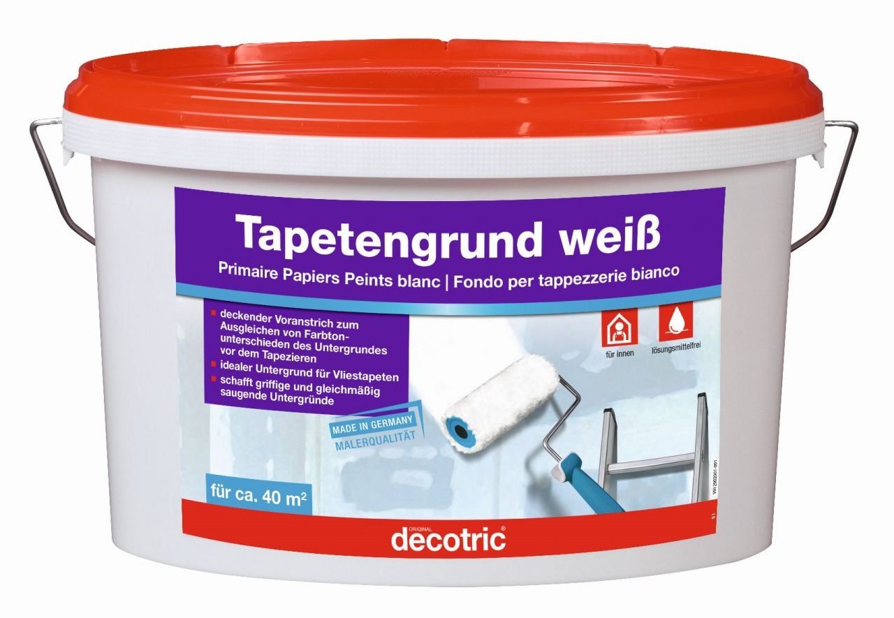 Thumbnail - decotric® Haftgrund Decotric Tapetengrund 5 L weiß