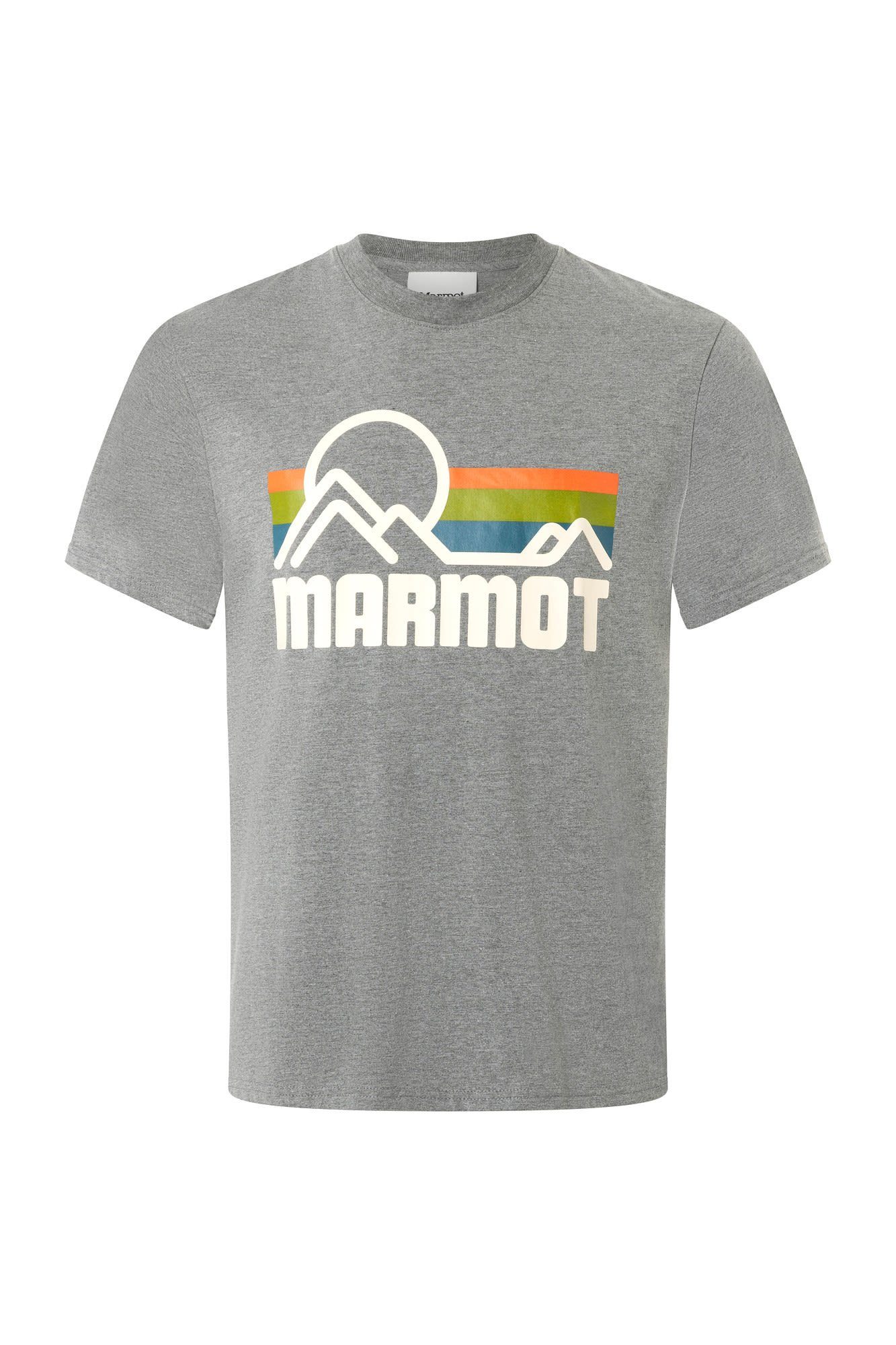 Marmot T-Shirt Marmot M Coastal Tee Short-sleeve Herren Grey Heather