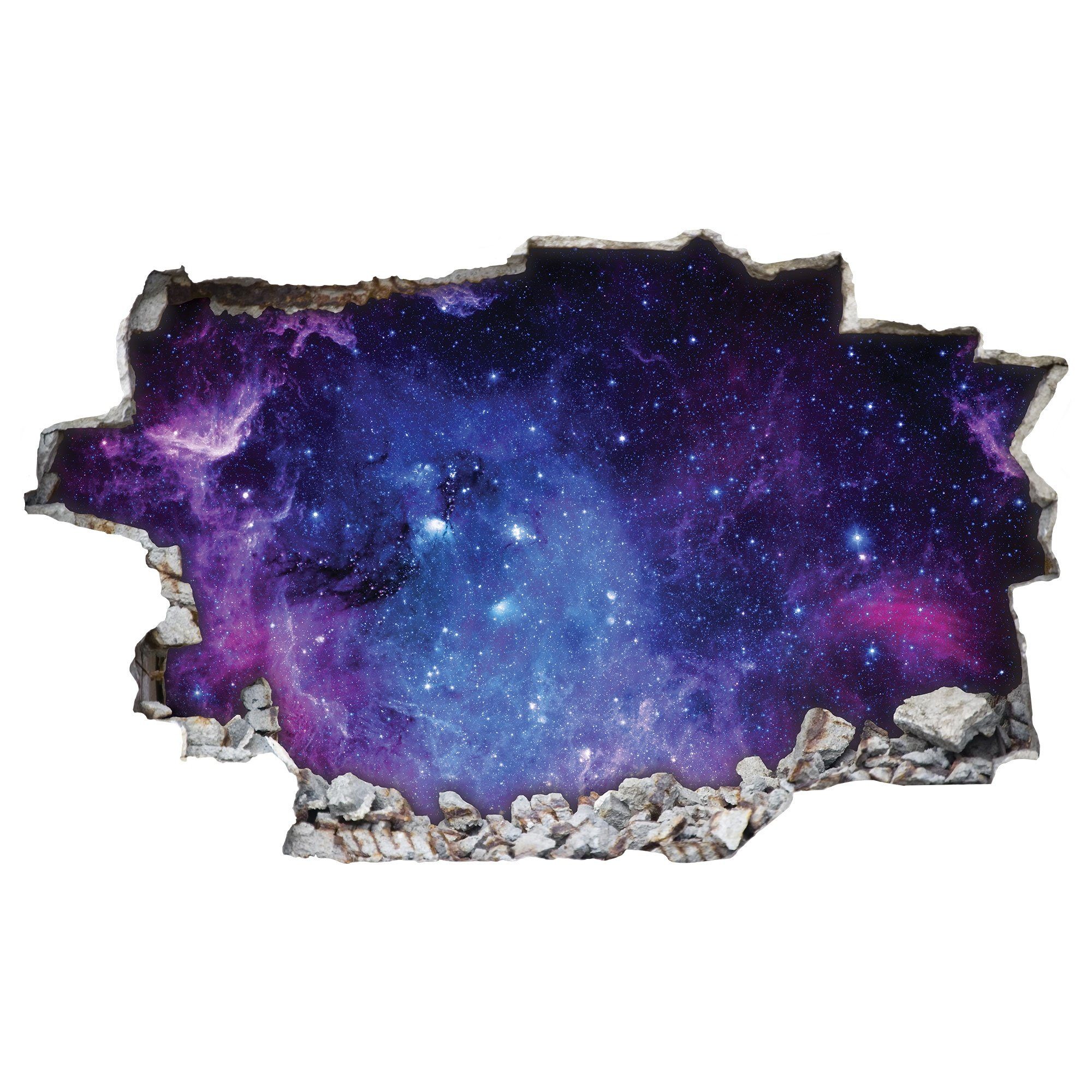 GRAVURZEILE Wandtattoo im Weltraum & Astronaut günstig online kaufen
