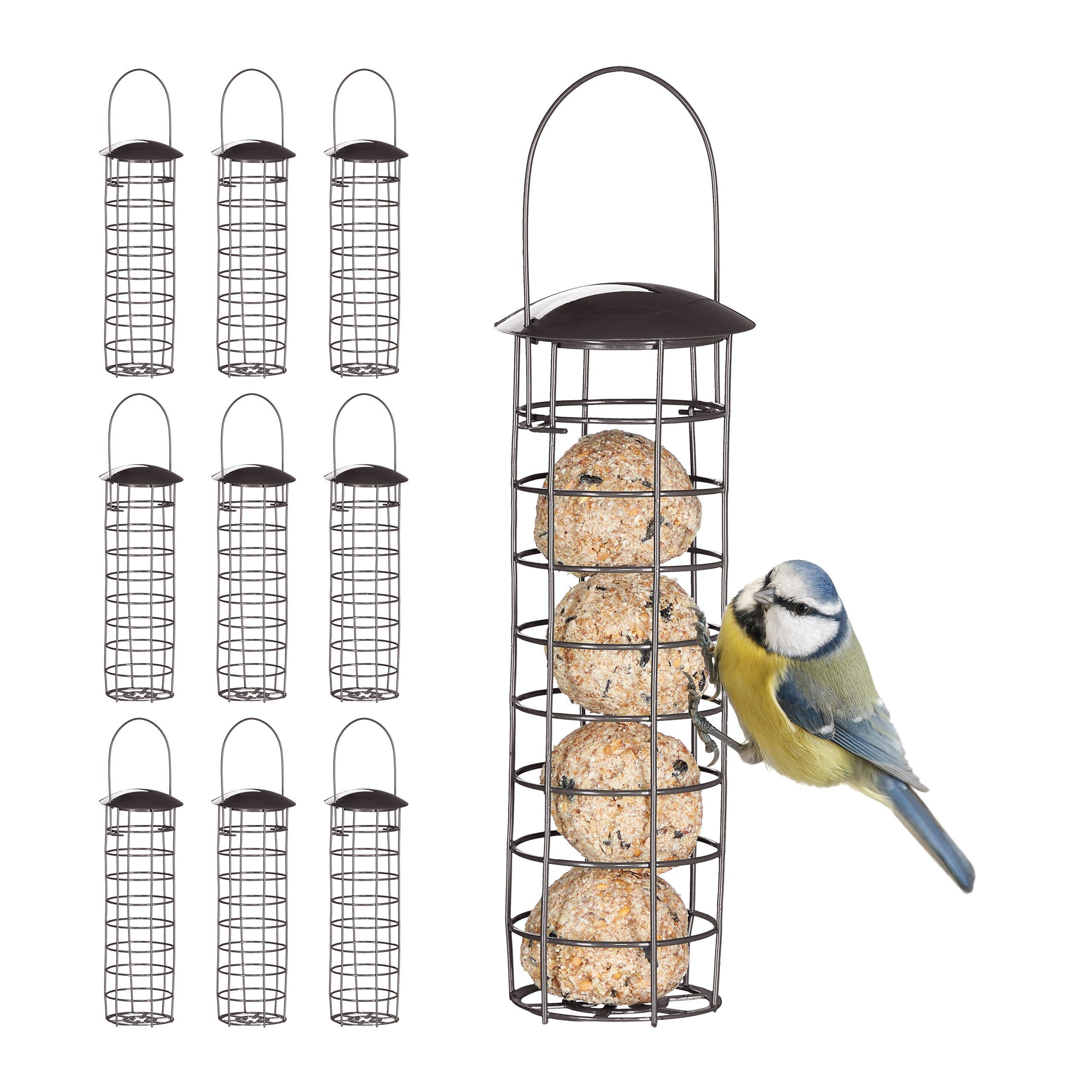 10 Stück Ameisengräbe Für Kolibri-Futterspender Inkl. 10 Reinigungsbürsten – Praktisches Zubehör Für Vogelfreunde