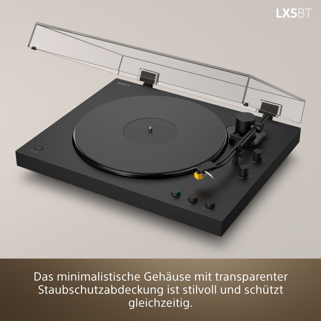 Sony PS-LX5BT Plattenspieler (Riemenantrieb, Bluetooth)
