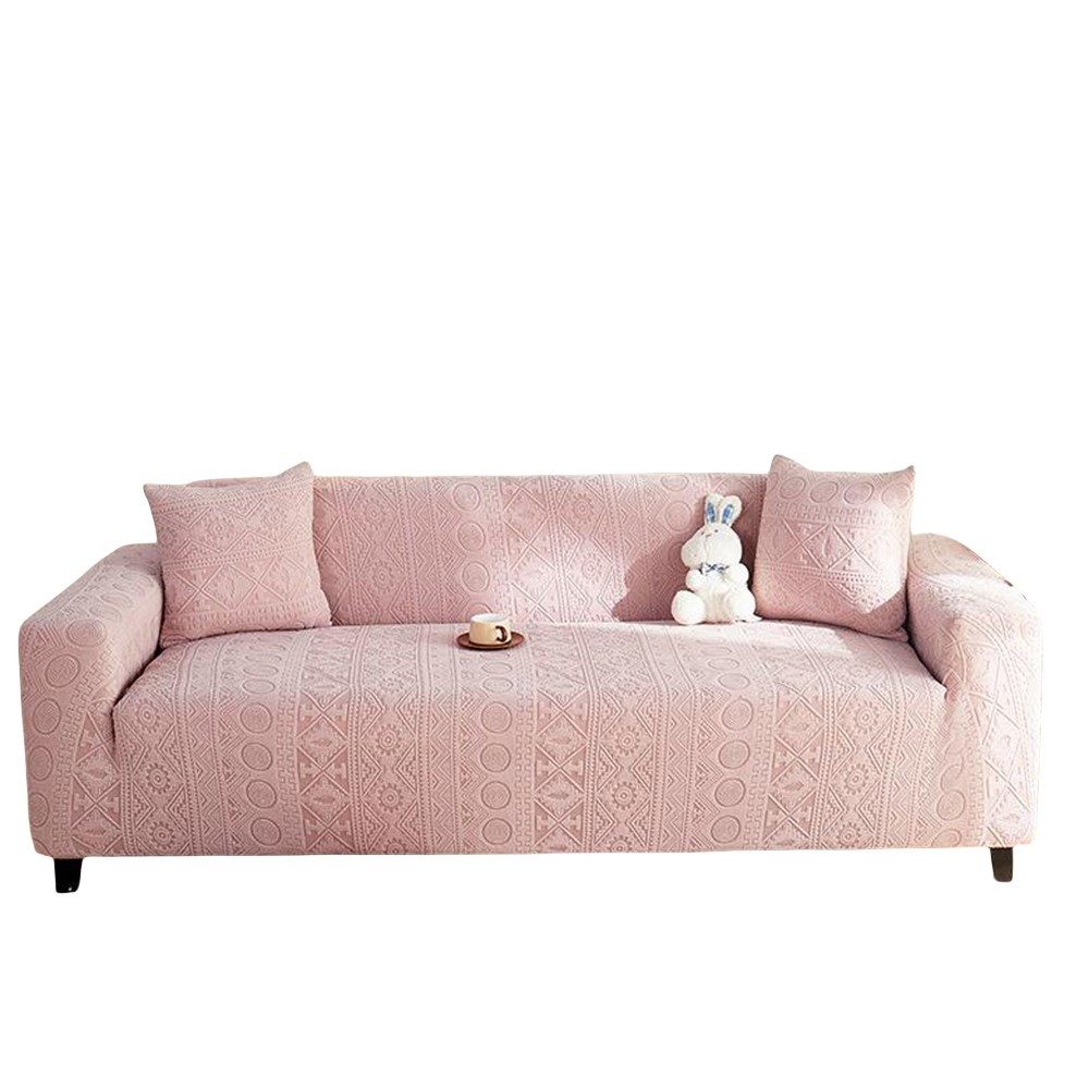 Minicloss Sofahusse Stretch-Sofabezug Elastisch Couch Sesselbezug mit dezentem Muster