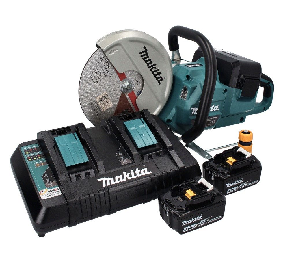 Makita Akku-Trennschleifer DCE 090 PM2X1 Akku Trennschleifer 36 V (2x 18 V) 230 mm Brushless