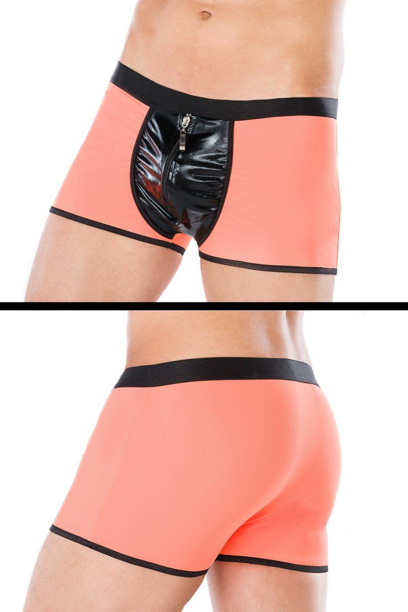 Andalea Men's Collection Boxershorts in orange/schwarz - L/XL