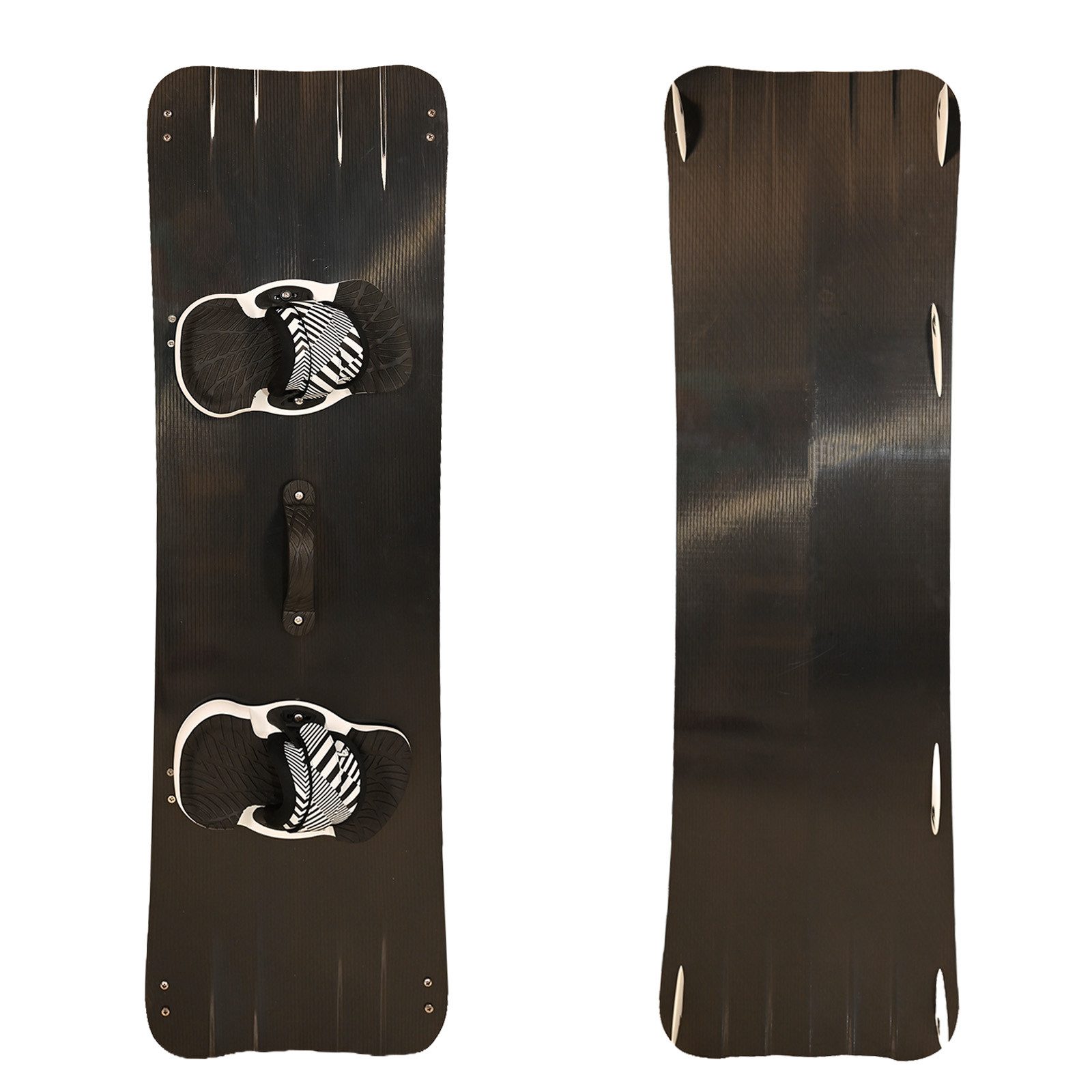 F2 Kiteboard F2 Set Kiteboard Basalt Wide Black 146cm + Bindung L/XL + GFK/Slider F