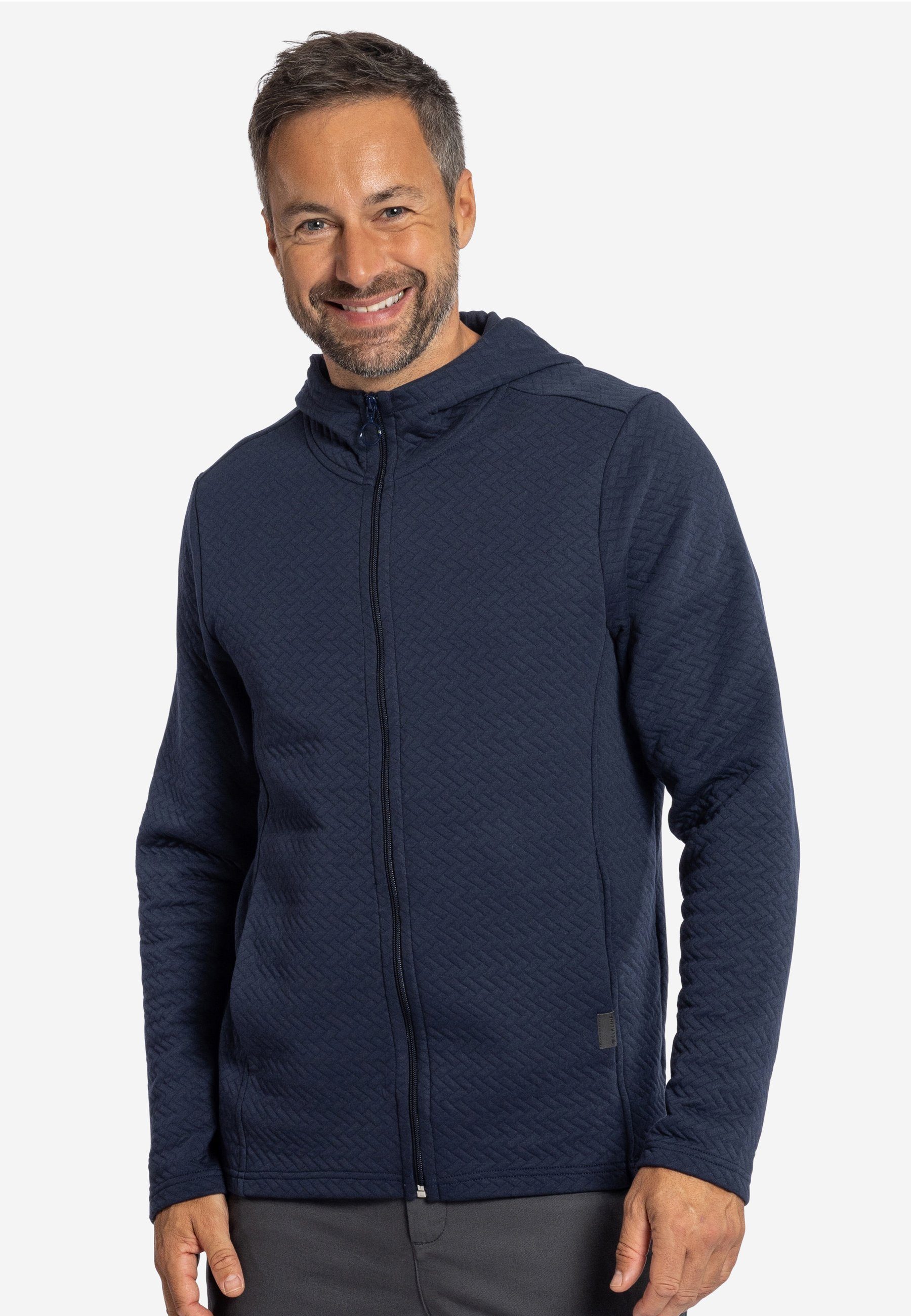 Sweatjacke mit Strickfleecejacke Navigator Kapuze Elkline gefüttert