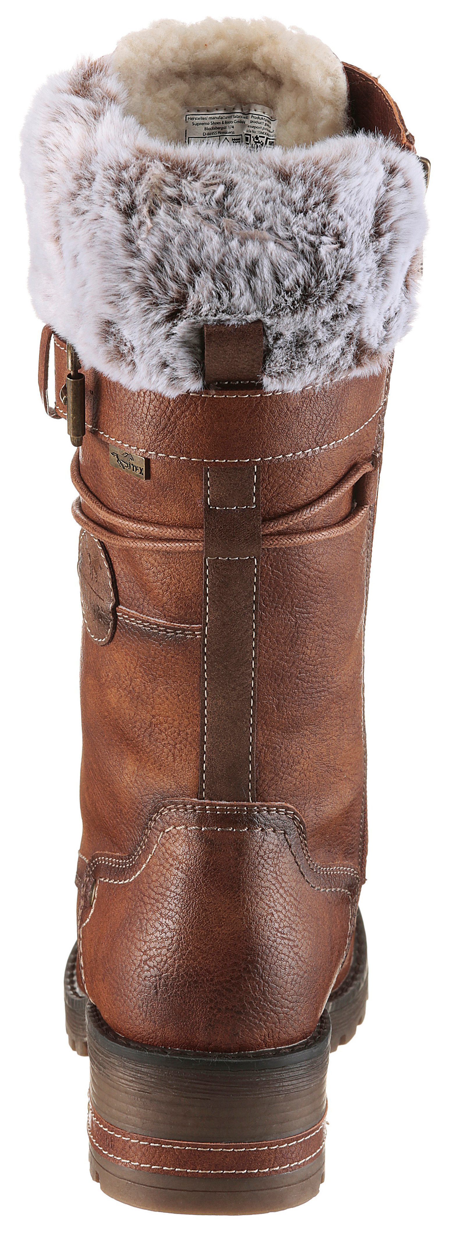 Mustang Shoes Haukea Winterstiefel Snowboots, Winterstiefel mit TEX-Membrane