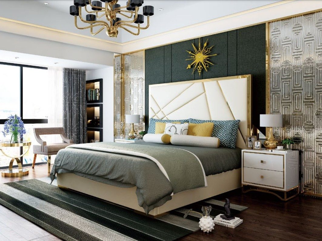 Xlmoebel Polsterbett Luxus Doppelbett aus Leder und Metall in eleganter Ausführung (Bett), Hergestellt in Europa