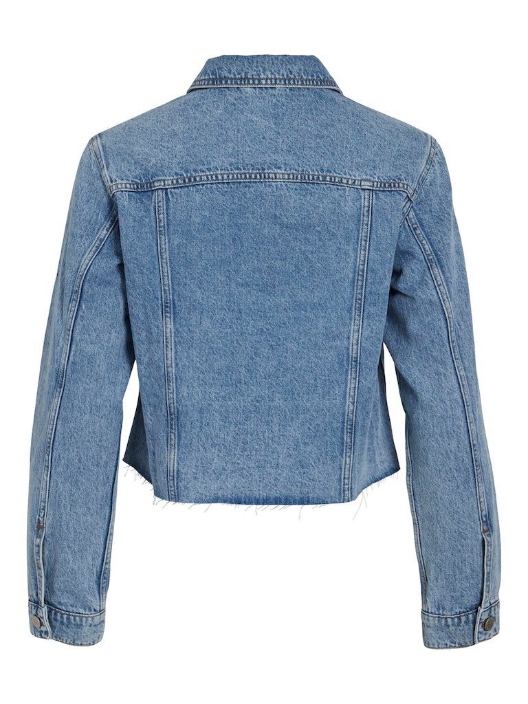 Vila Blouson VIHARVEST SHORT DENIM JACKET MBD Medium Blue Denim