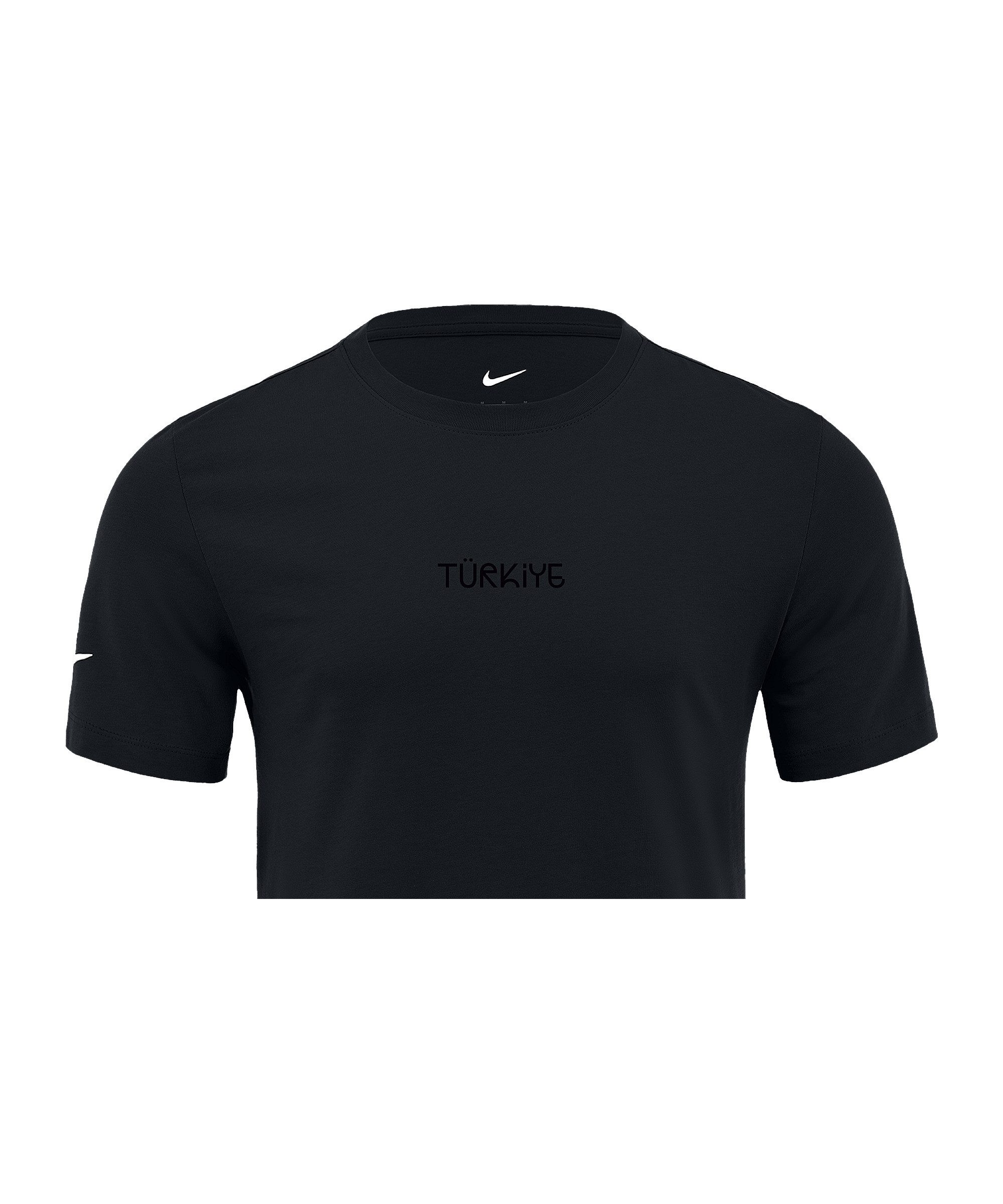 Nike T-Shirt Nike Performance Türkiye Black Series T-Shirt Baumwolle