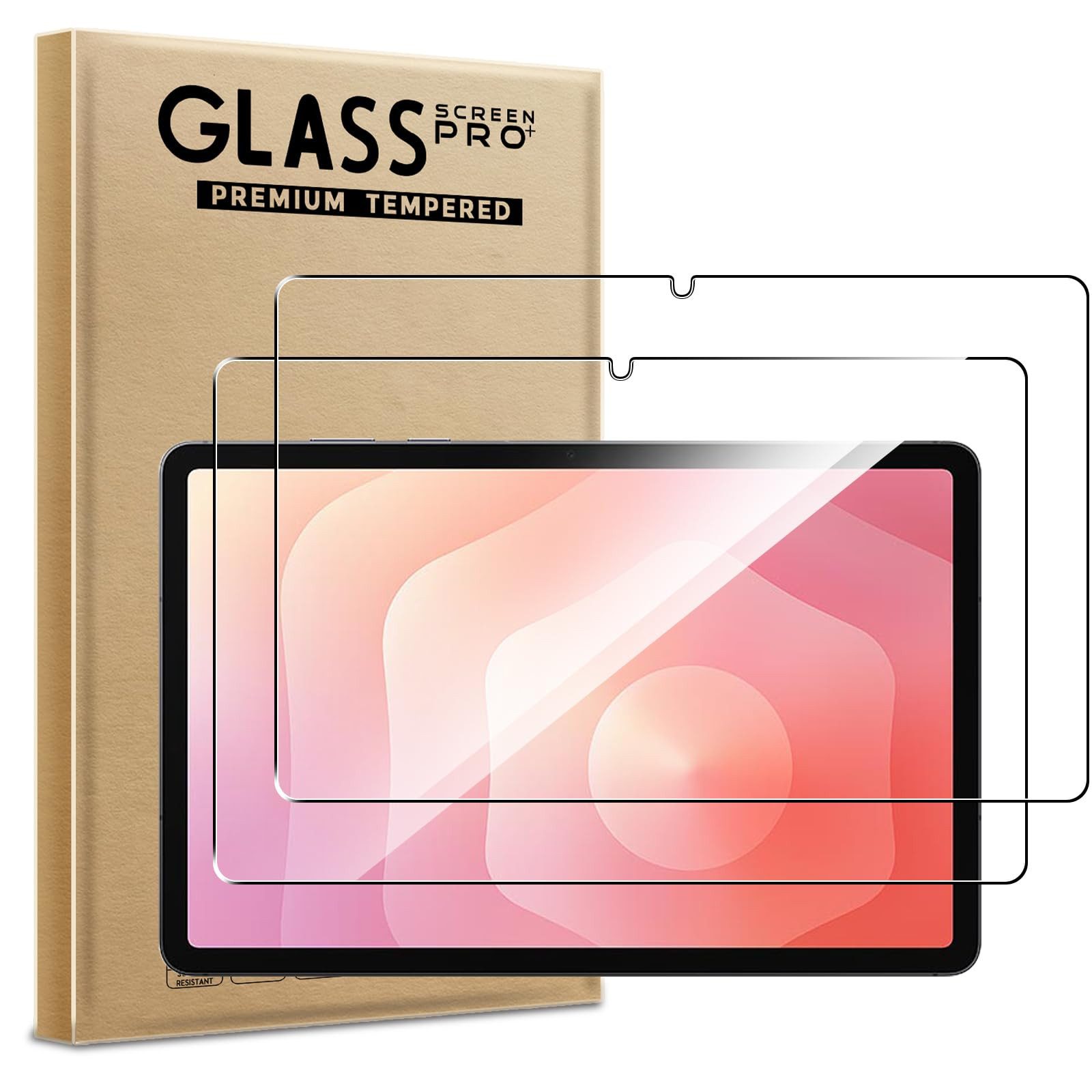 ibettertec Displayschutzglas Panzerglas für Samsung Galaxy Tab S11 11 Zoll, [2 Stück] für Samsung Galaxy Tab S10 FE 10,9 Zoll 2025, 9H Härte Gehärtetes Glas Displayschutz Schutzfolie, Blasenfrei, Anti-Kratzer Displayschutzfolie, Kompatibel mit Galaxy Tab
