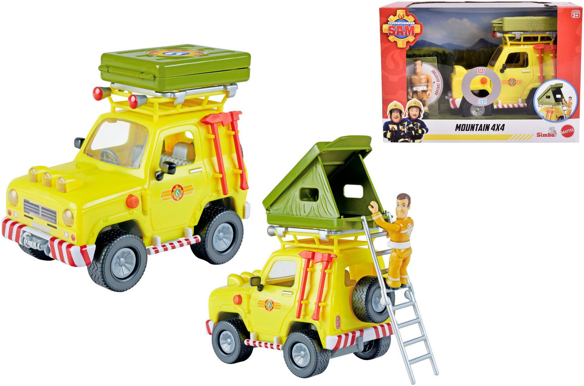 SIMBA Spielzeug-Auto Feuerwehrmann Sam Geländewagen mit günstig online kaufen
