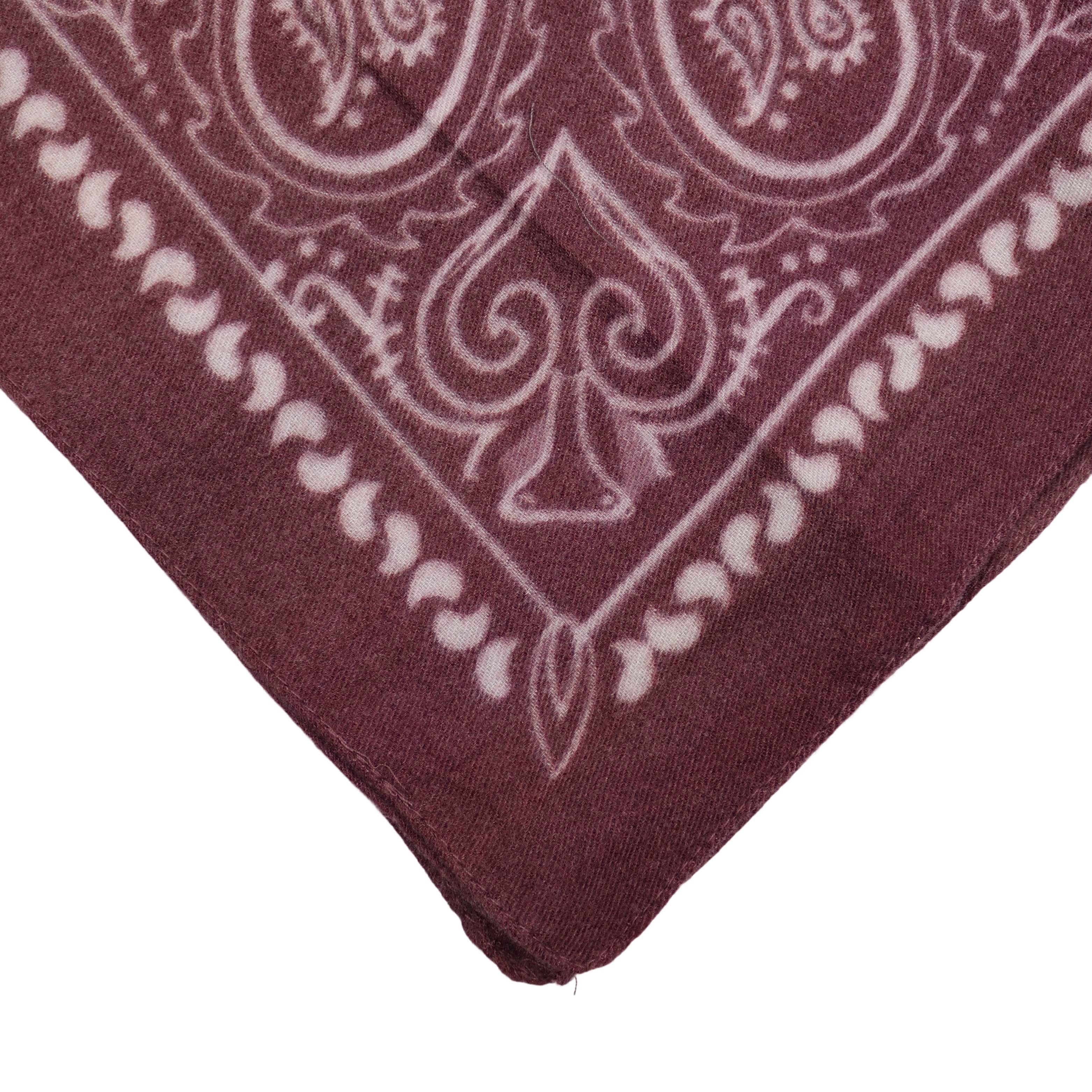 MIRROSI Nickituch Damen leicht angerautes Vierecktuch mit Paisley-Muster, aus Viskose, (Neue Kollektion Herbst/Winter 2026), ca. 88x88cm, warmes Halstuch für He – Bild 4 von 5