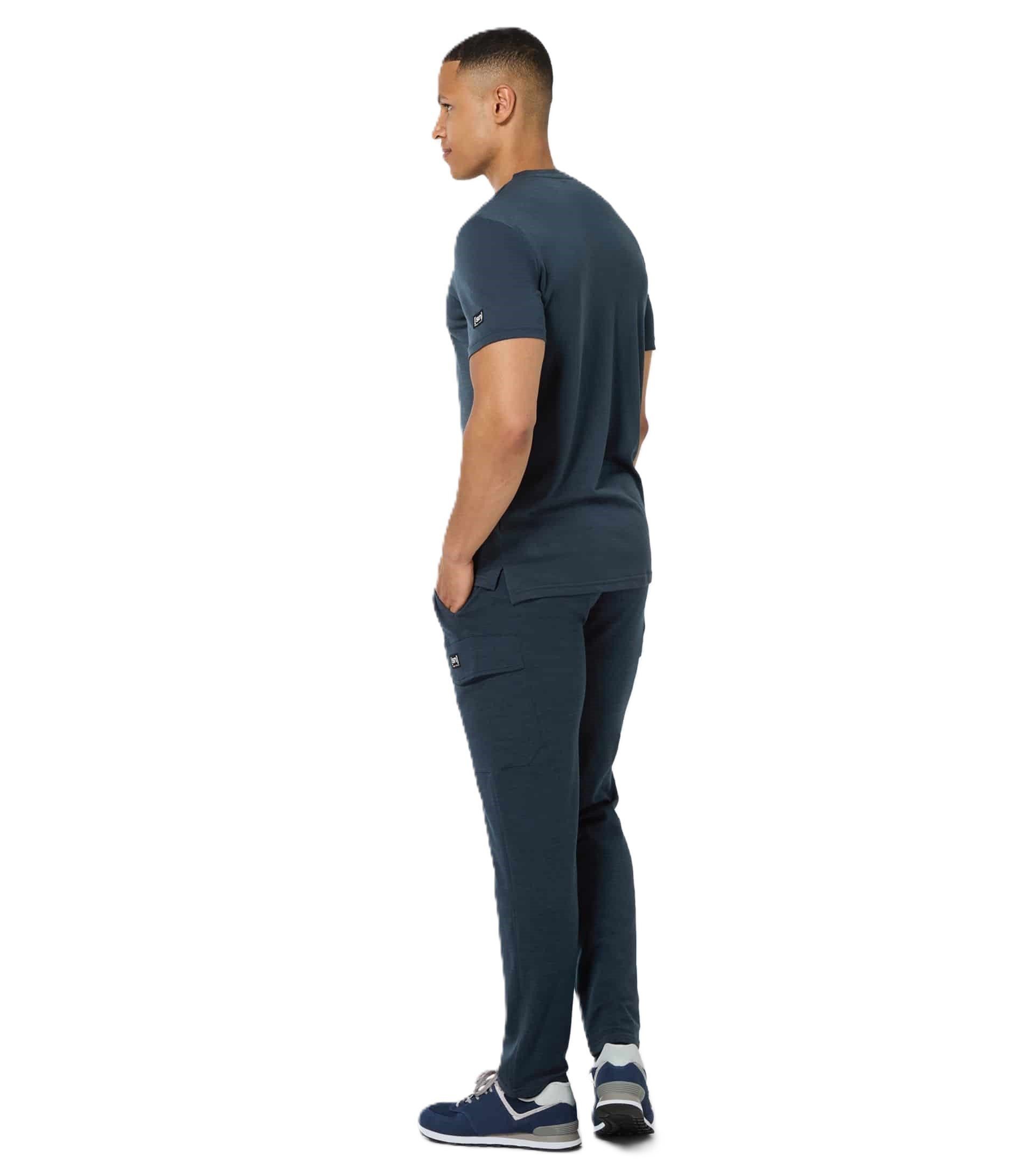 SUPER.NATURAL T-Shirt Carski Tee (Merino-Mix) dunkelblau Herren