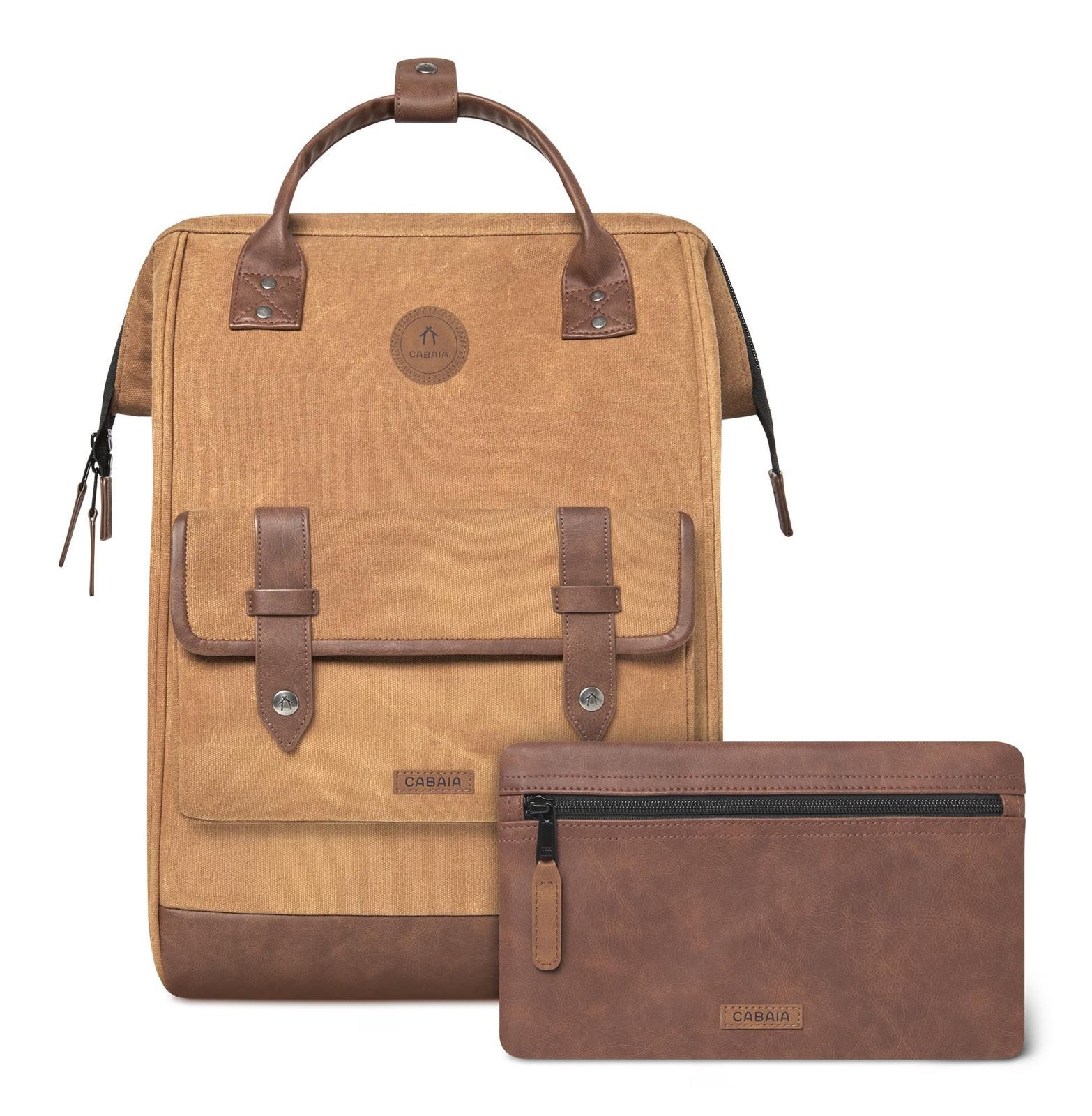 CABAIA Rucksack Waxed Cotton Backpack (Set, günstig online kaufen
