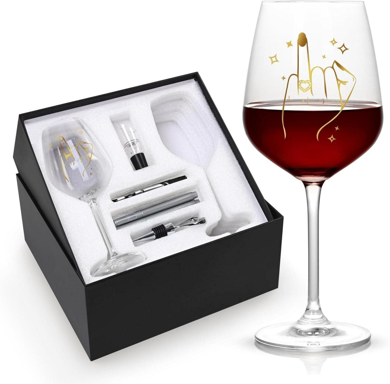 Weinglas Weingläser für Paare Hochzeitsgeschenke personalisiert