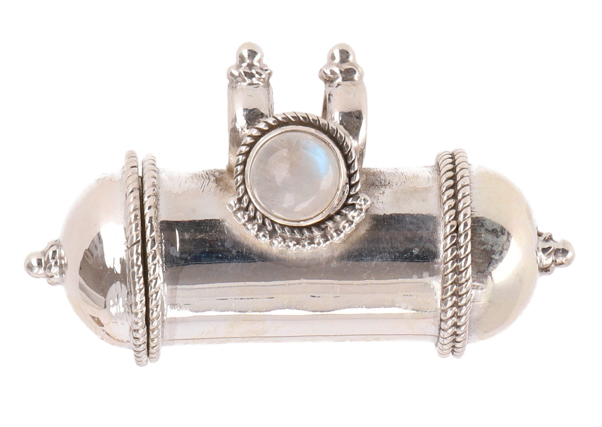 Guru-Shop Kettenanhänger Silberanhänger große Kapsel, Indischer Talisman.. günstig online kaufen