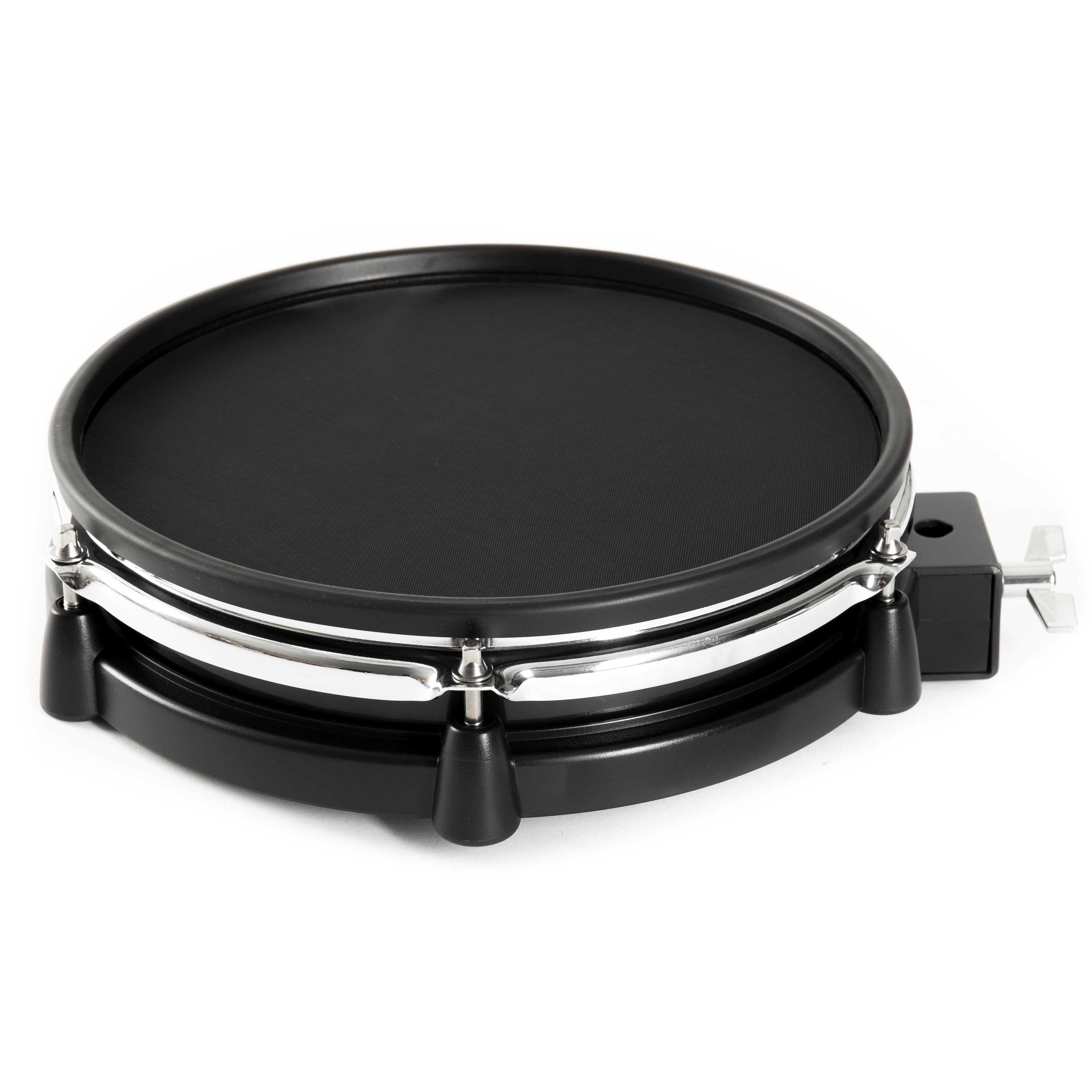 FAME E-Drum Pads,FSPDD10 Dual Tom Pad 10" E-Drum Pad Stereo Trigger Mehrlagiges Gewebefell Robuste Konstruktion Stimmbar Kompatibel mit Hybrid Pro DD-ONE Modellen, E-Drums, Tom & Snare Pads, FSPDD10 Dual Tom Pad, E-Drum Pad, Stereo Trigger