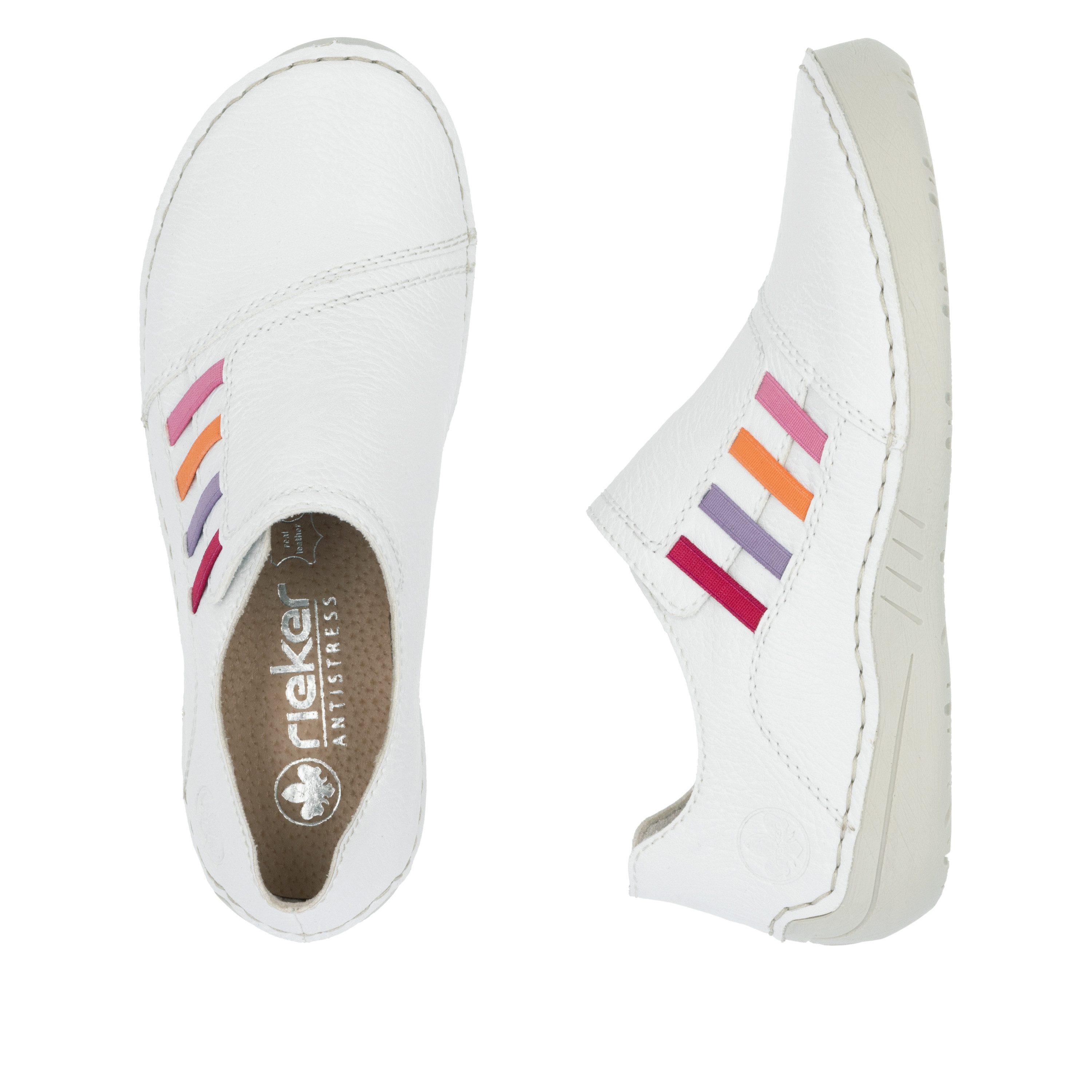 Rieker Slipper Slip-on Sneaker, Schlupfschuh, Halbschuh mit weicher Innnensohle