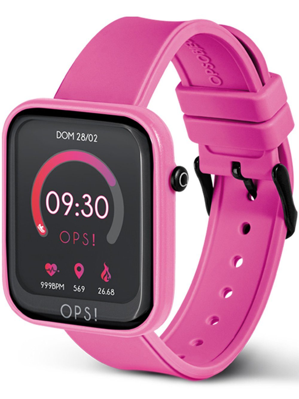 OPS! OBJECTS Quarzuhr OPS!SMART Unisex 38 OPSSW-04 Active Uhr Smartwatch