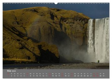 CALVENDO Wandkalender Island 2023 (Premium, hochwertiger DIN A2 Wandkalender 2023, Kunstdruck in Hochglanz)