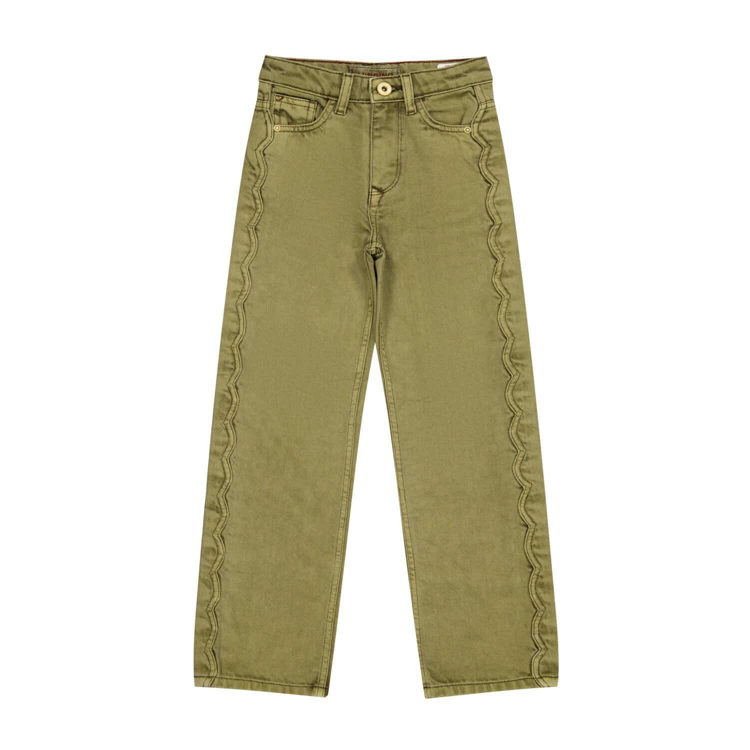 Vingino 5-Pocket-Jeans Mädchen Jeans mit Ziernähten und geradem Bein