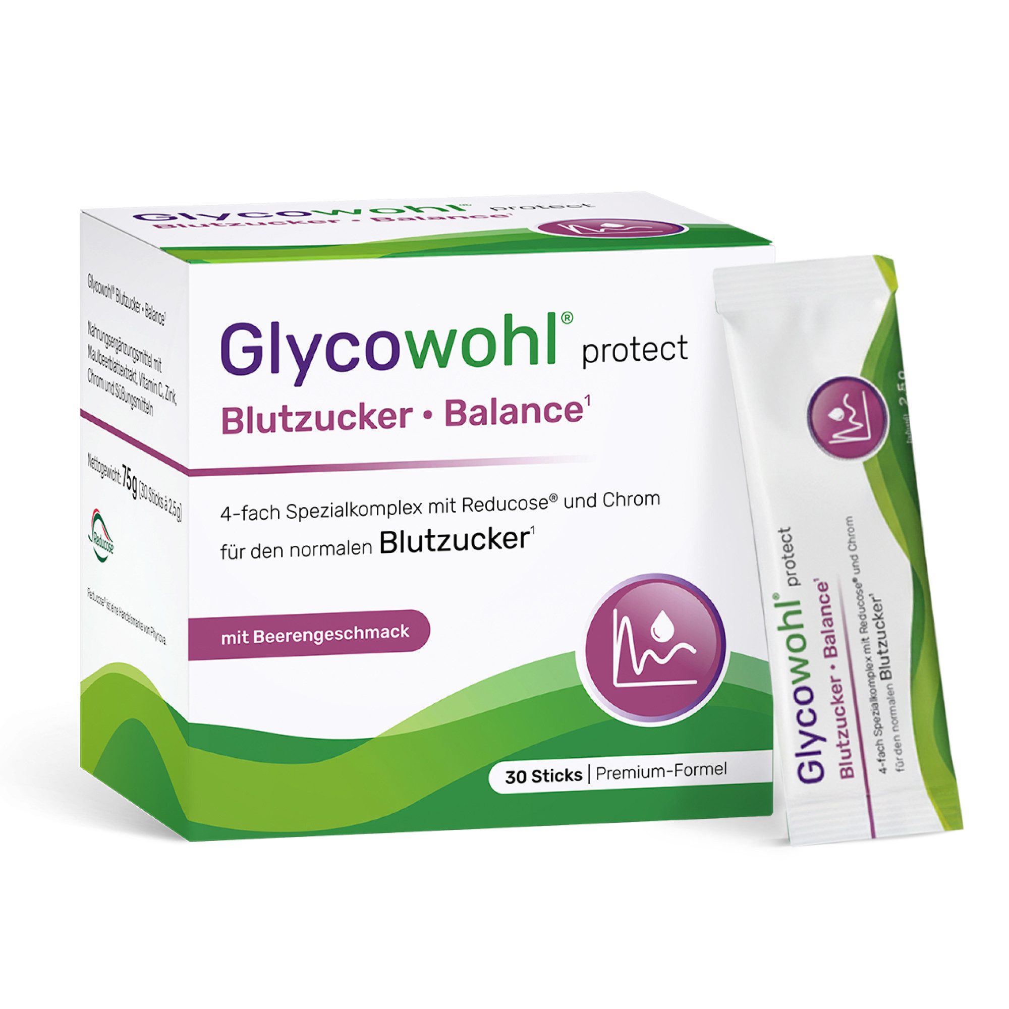 Glycowohl® Blutzucker Balance mit Reducose & Chrom Pulver, 75.0 g 0.0 ml