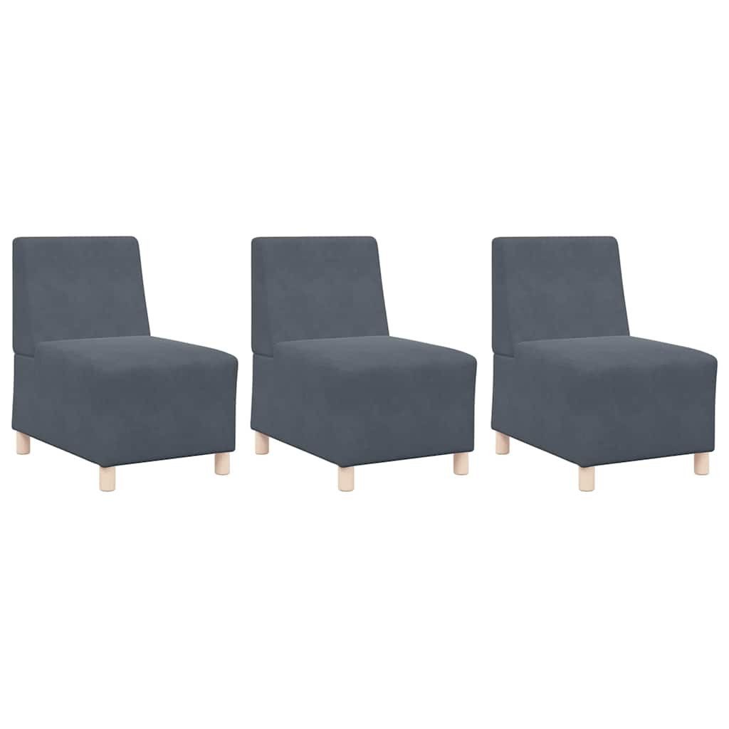 vidaXL Sofa Modulares Armfreies Sofa 3 günstig online kaufen