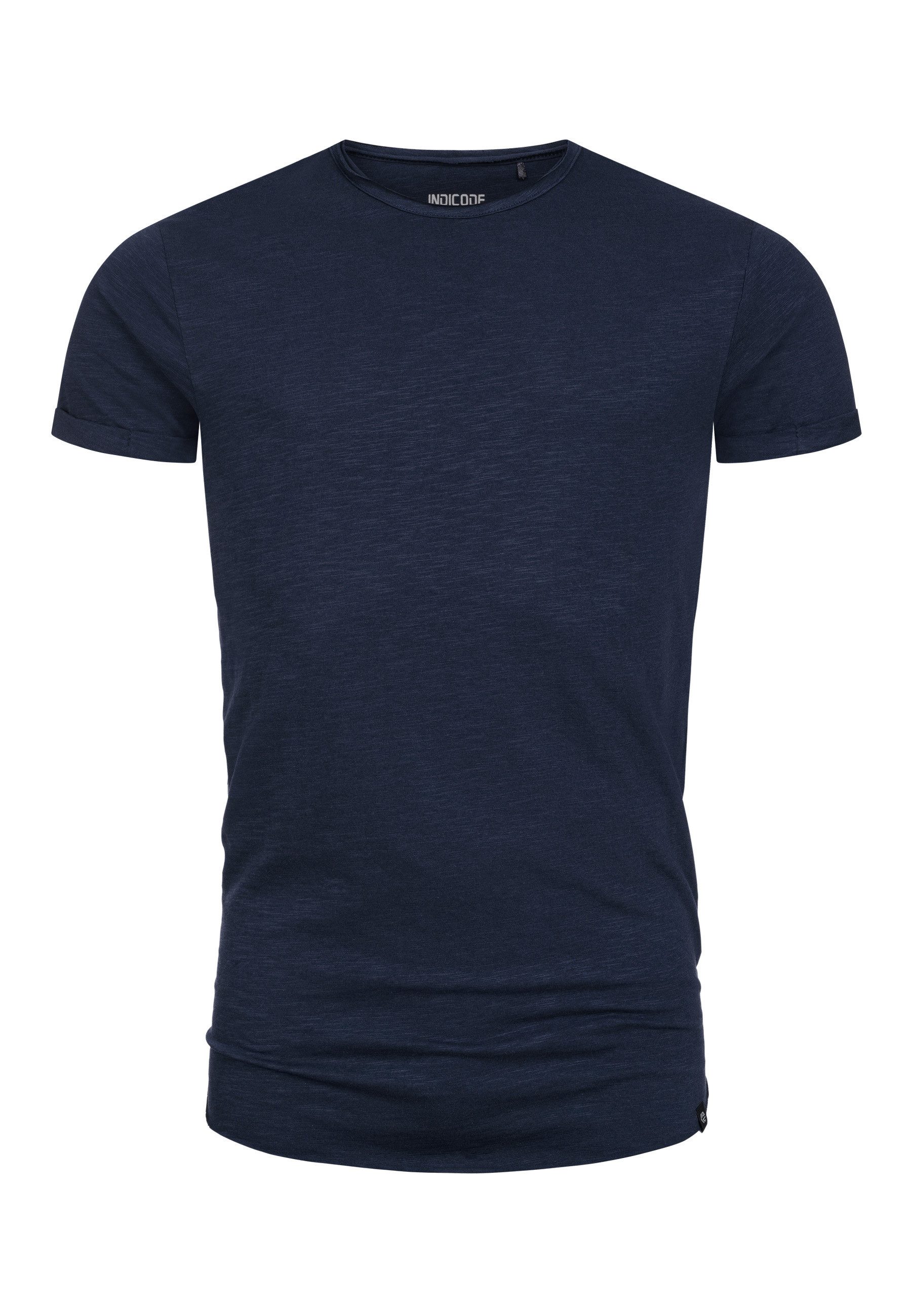 INDICODE T-Shirt Herren Willbur Tee Shirt Tee Herrenshirt mit Rundhalsausschnitt, 100% Baumwolle – Bild 2 von 5
