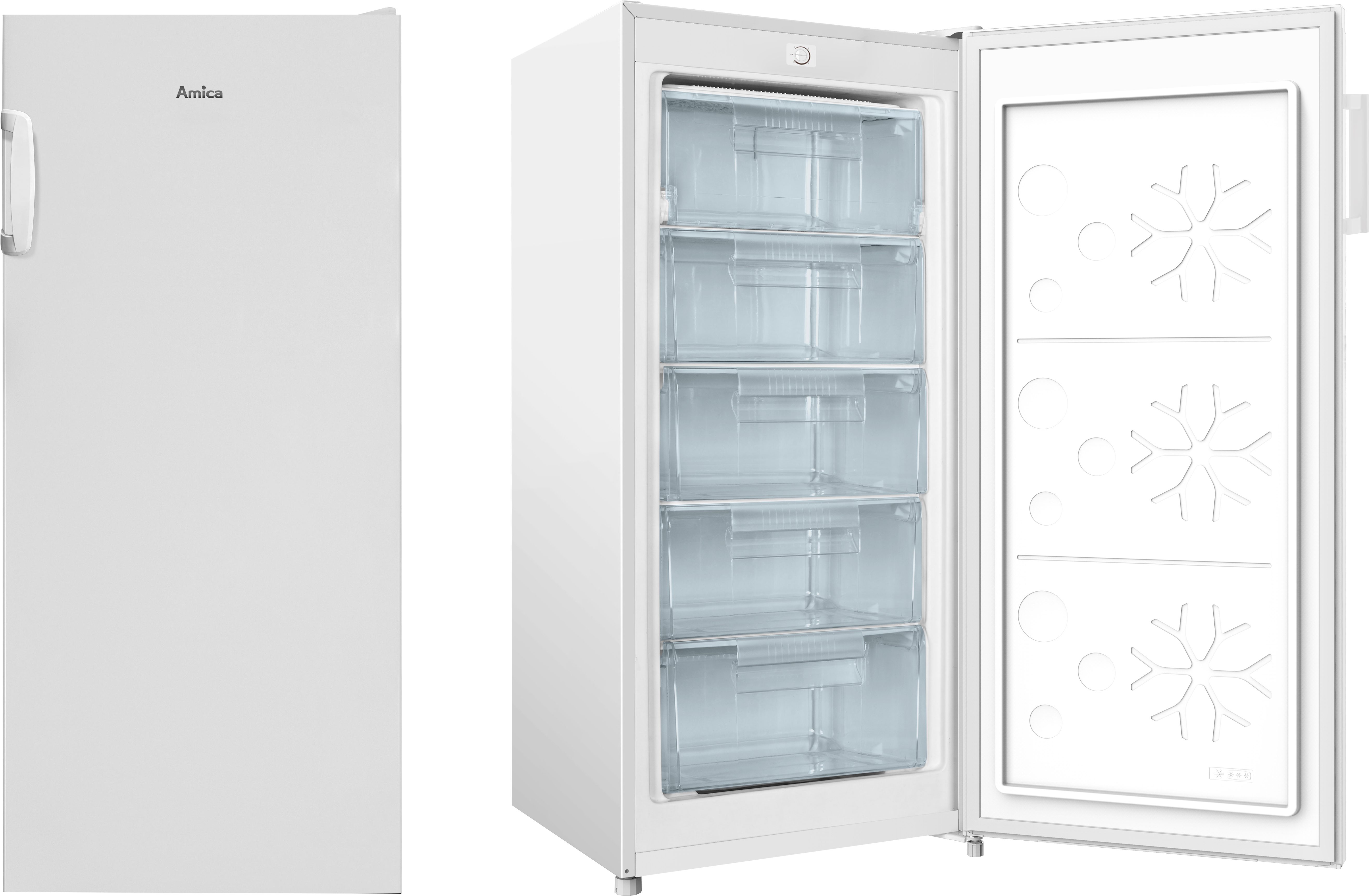 Amica Gefrierschrank GS 321 110 W, 125,2 cm hoch, 54,5 cm breit – Bild 5 von 5