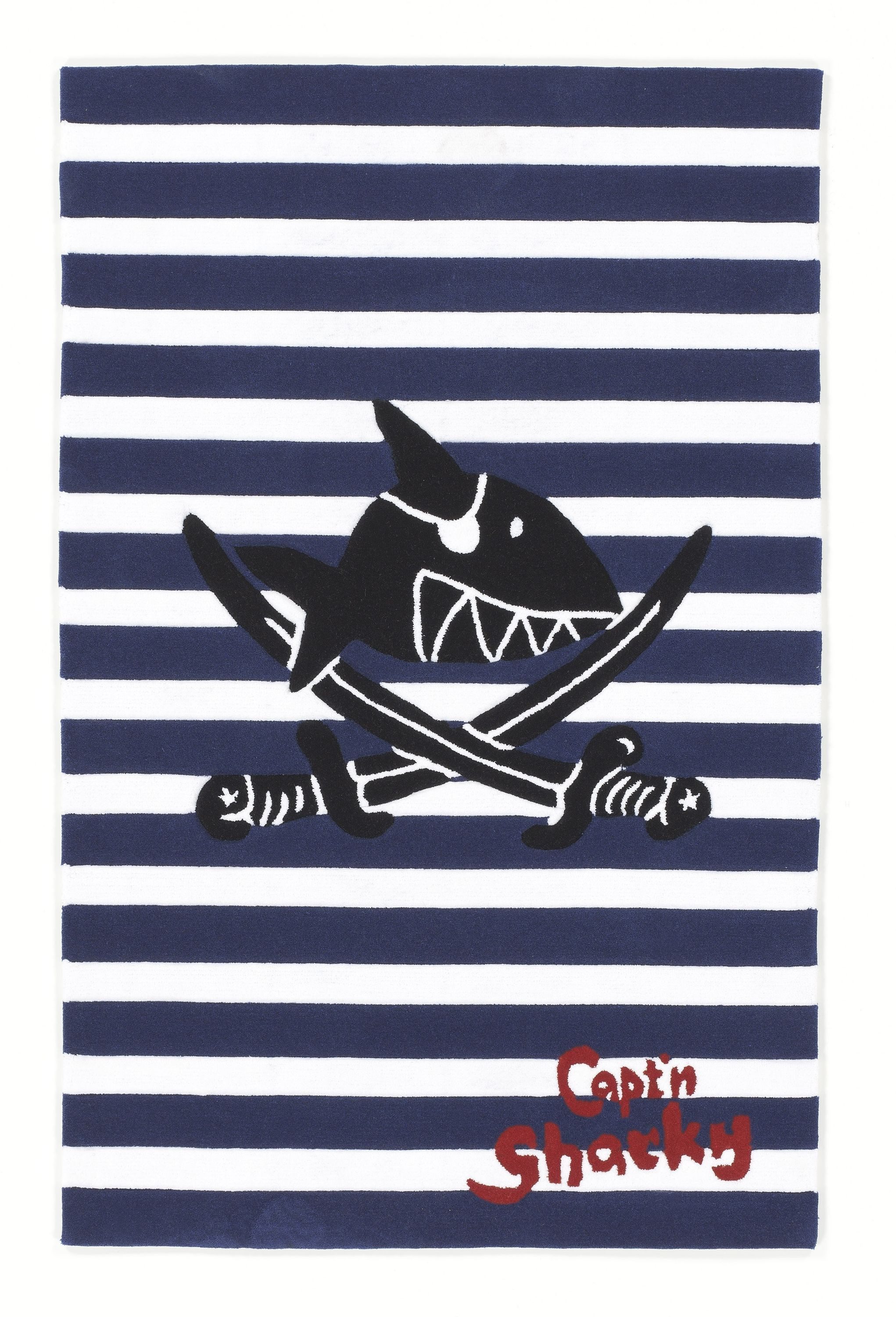Capt`n Sharky Kinderteppich Capt´n Sharky 70x140cm, rechteckig