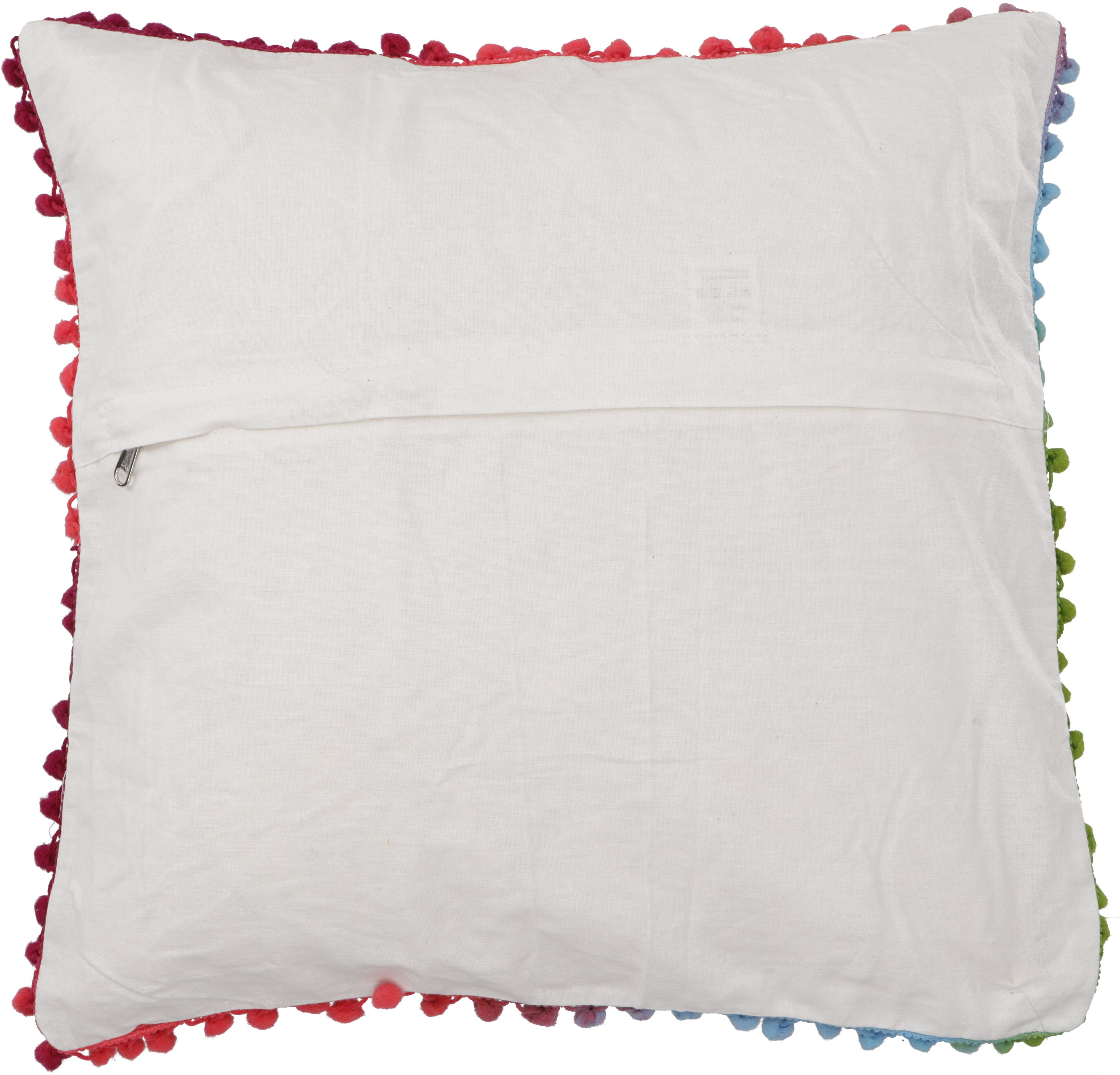 Guru-Shop Kissenbezüge Boho Kissenhülle, farbenfrohes besticktes.. günstig online kaufen