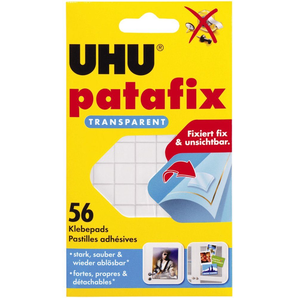 UHU Klebeband UHU patafix 48815 48815 Doppelseitige Klebepads UHU® Patafix Transpare (patafix 48815)