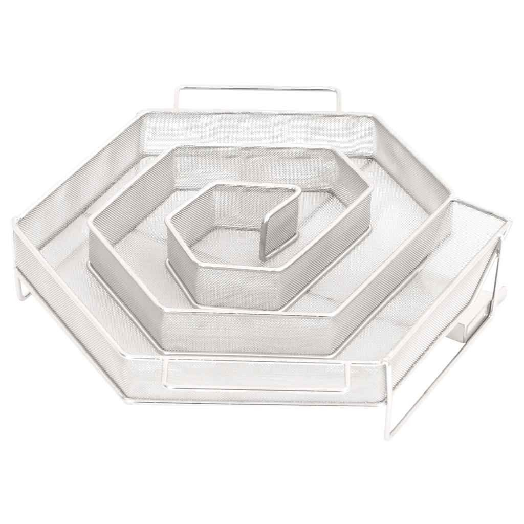 vidaXL Grillspieß Kaltrauchgenerator 6-Seitig 22,5 cm Edelstahl