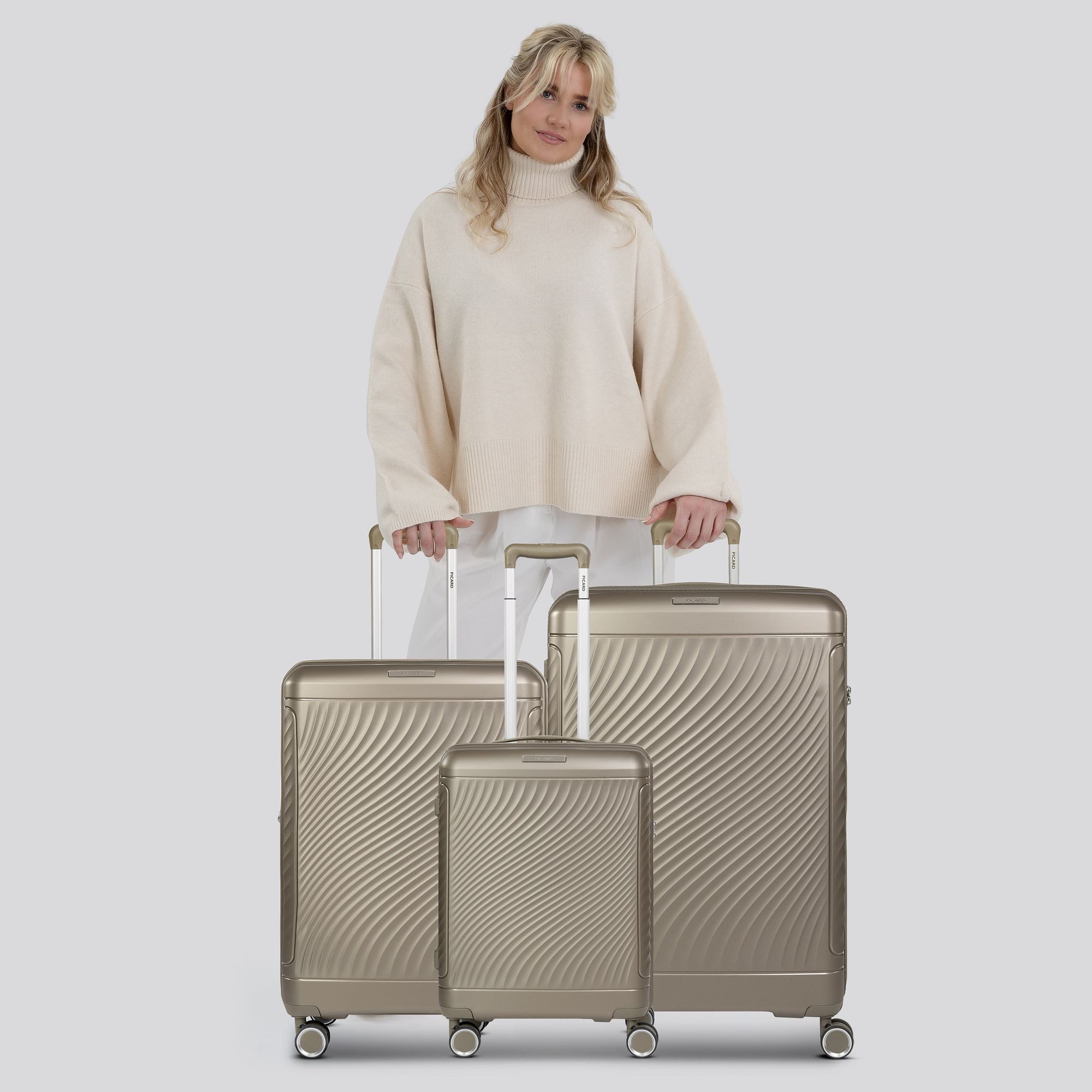 Picard Trolleyset Vienna, 4 Rollen, (3-teilig, 3 tlg), Polypropylen
