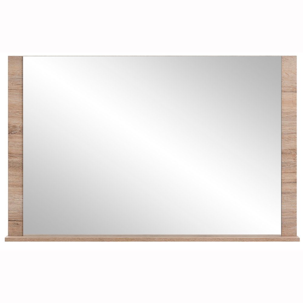 Lomadox Wandspiegel CORATO-80, Spiegelelement in Wildeiche Nb., B/H/T: ca. 111,3/71,1/12,4 cm