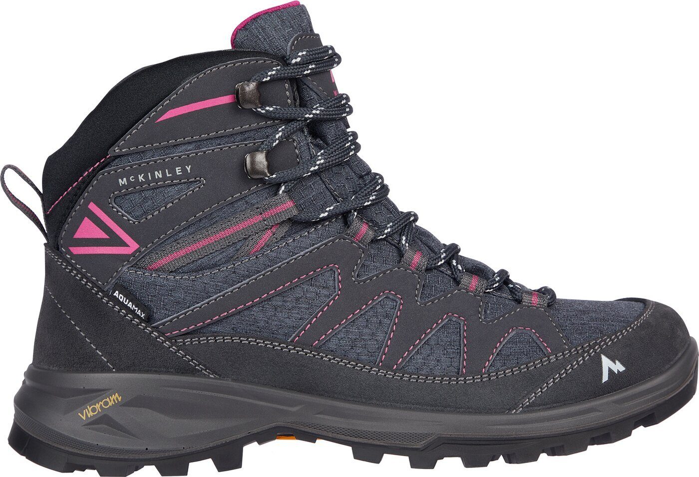 McKINLEY Da.-Wander-Stiefel Vulcanus Mid AQX Trekkingschuh ANTHRACITE/RED