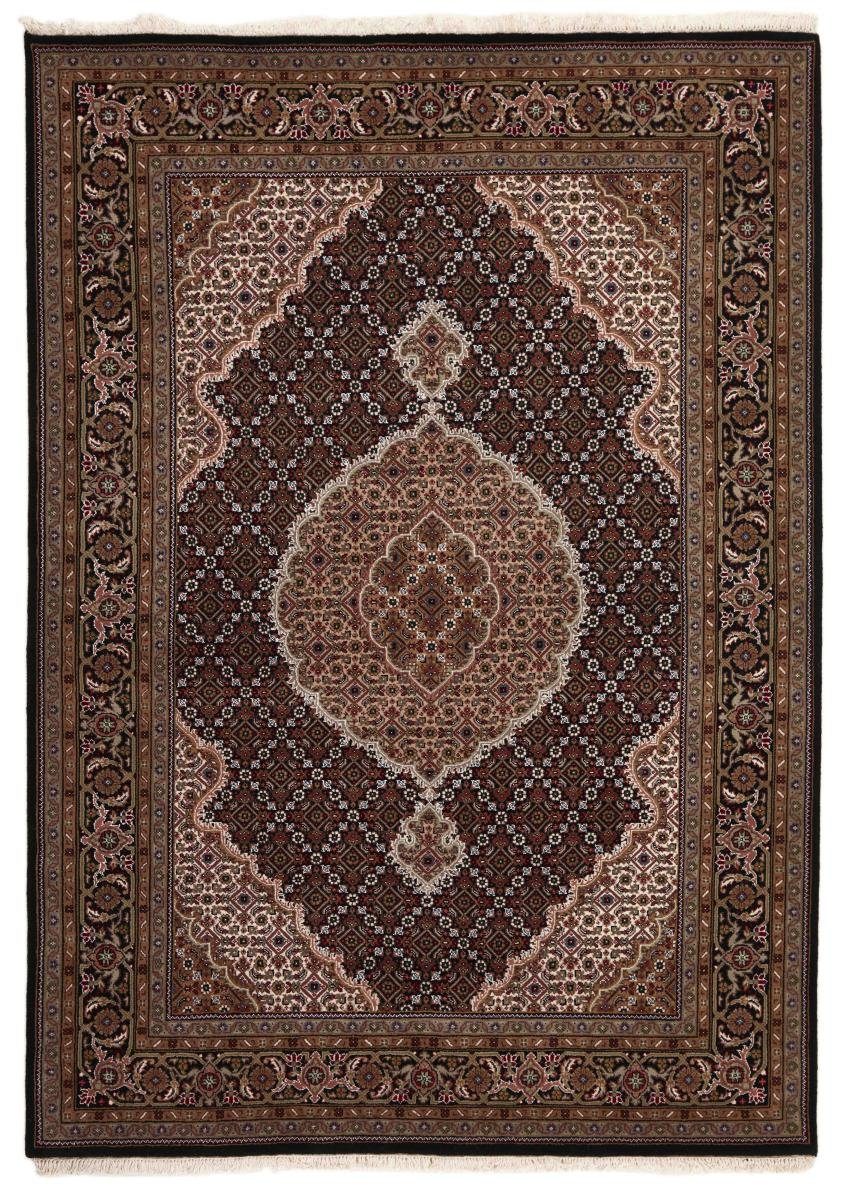 Orientteppich Indo Täbriz 176x246 Handgeknüpfter Orientteppich, Nain Trading, rechteckig, Höhe: 12 mm