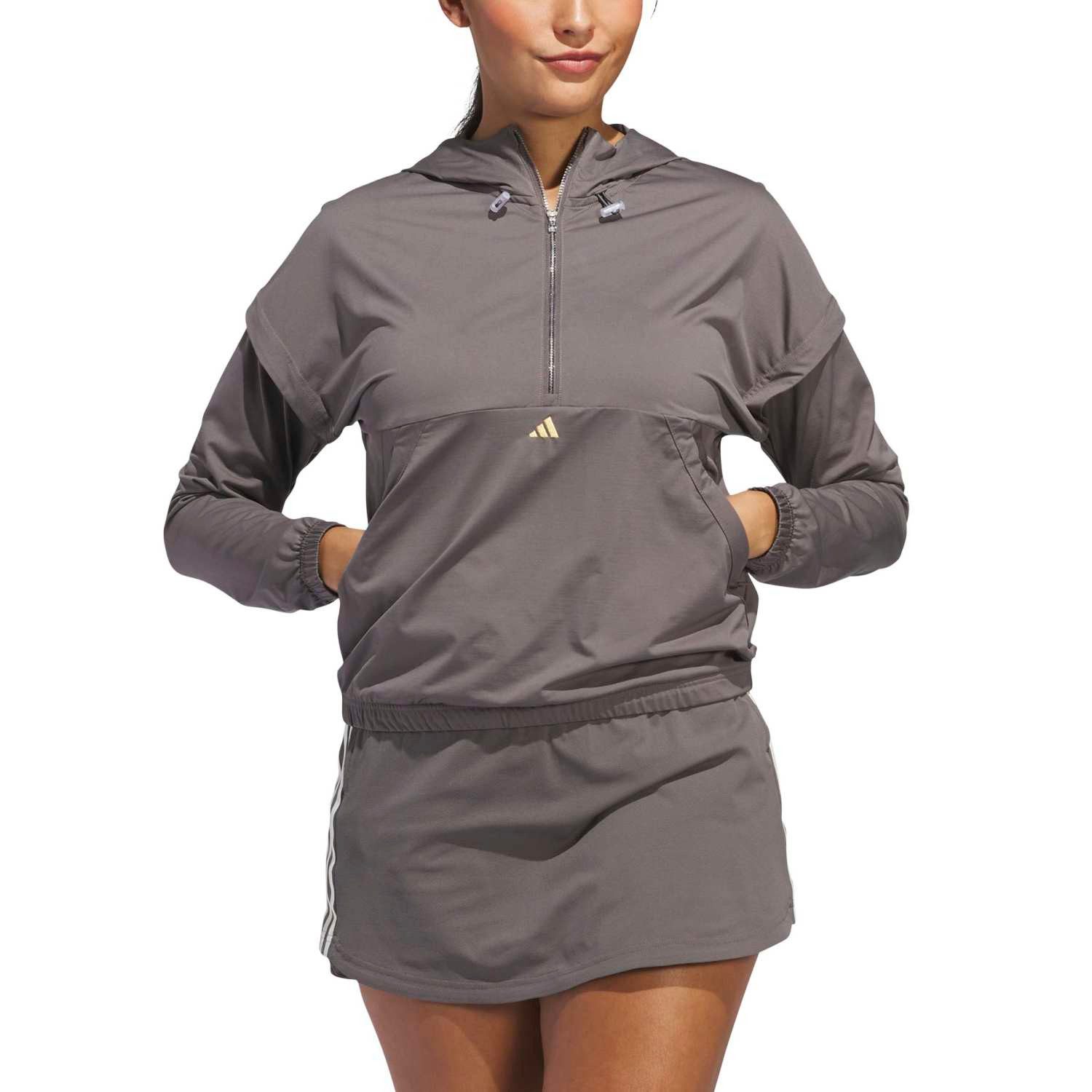 adidas Sportswear Trainingspullover Adidas Golf Hoodie Ultimate365 Twistknit Charcoal Damen