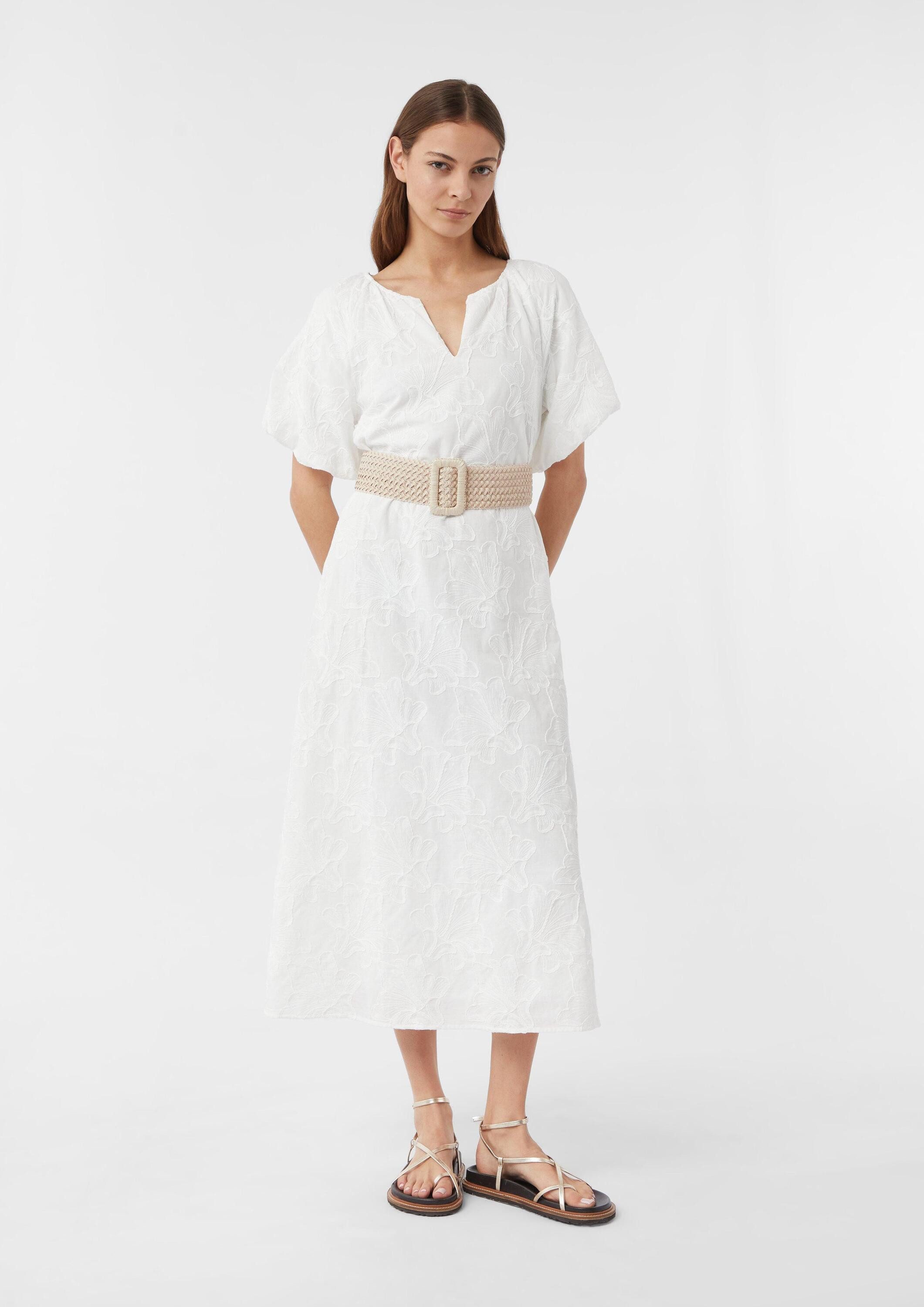 comma Ledergürtel Taillengürtel Elastischer Gürtel in Flechtoptik